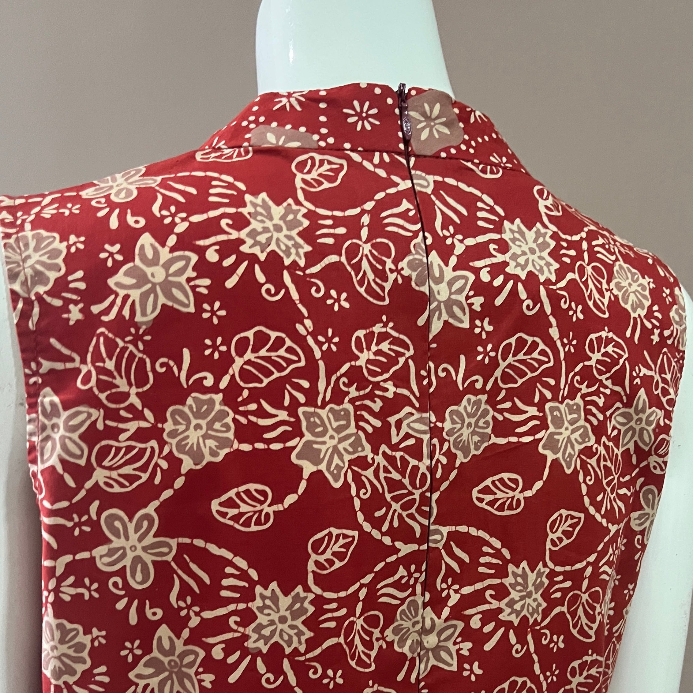 Classic Cheongsam Maxi Dress - S