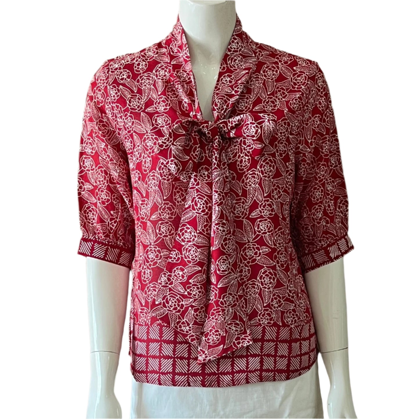 Pussybow Blouse - Rose