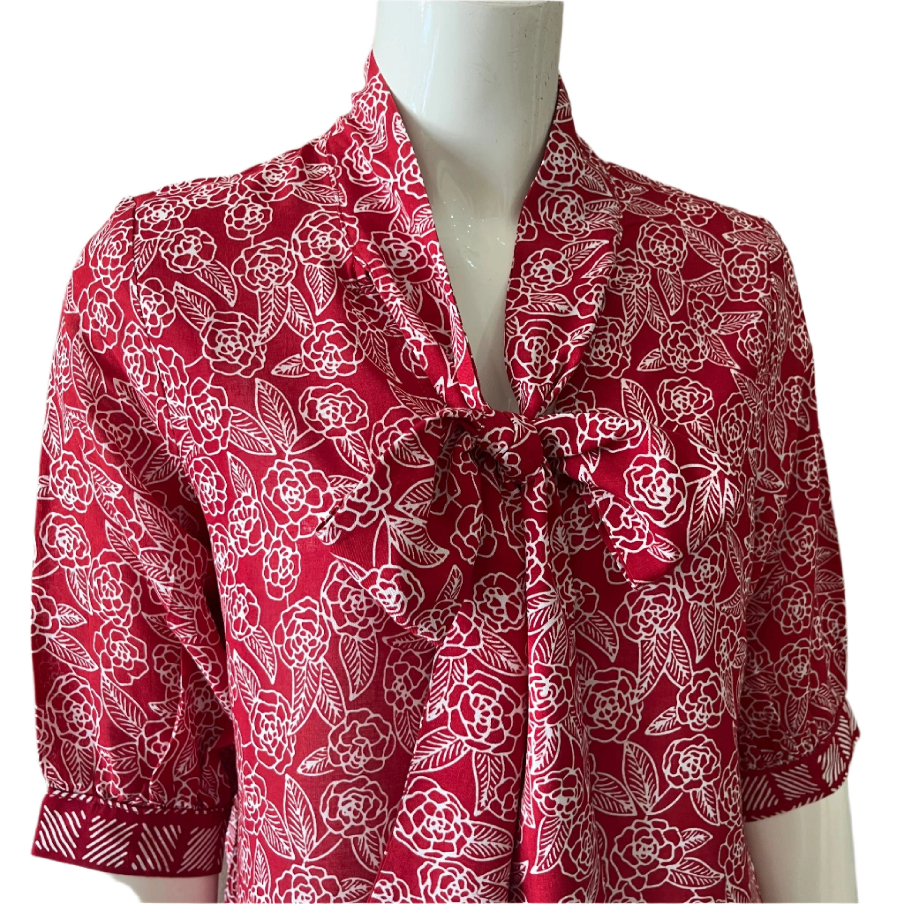 Pussybow Blouse - Rose