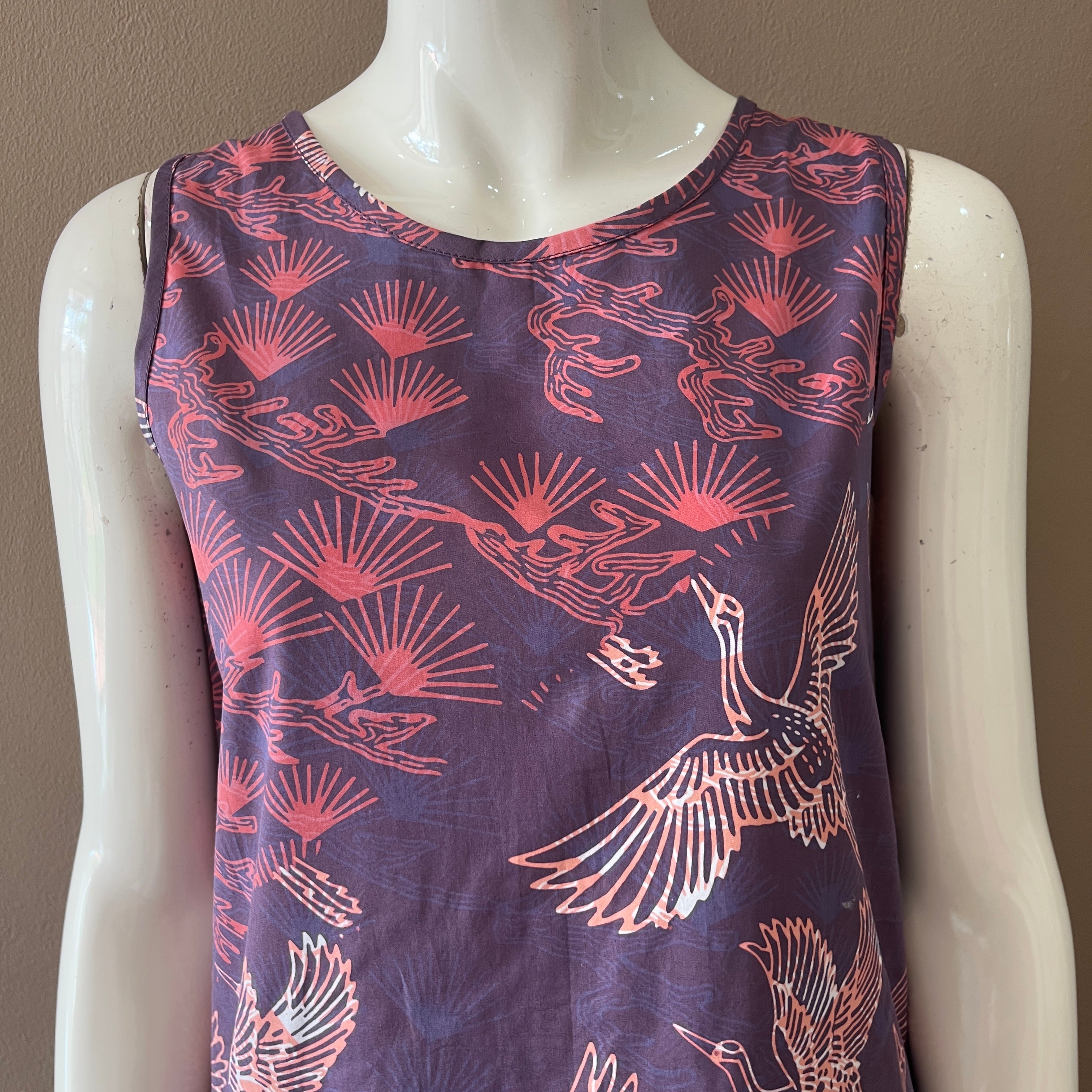 Reversible Batik Maxi Dress - XS
