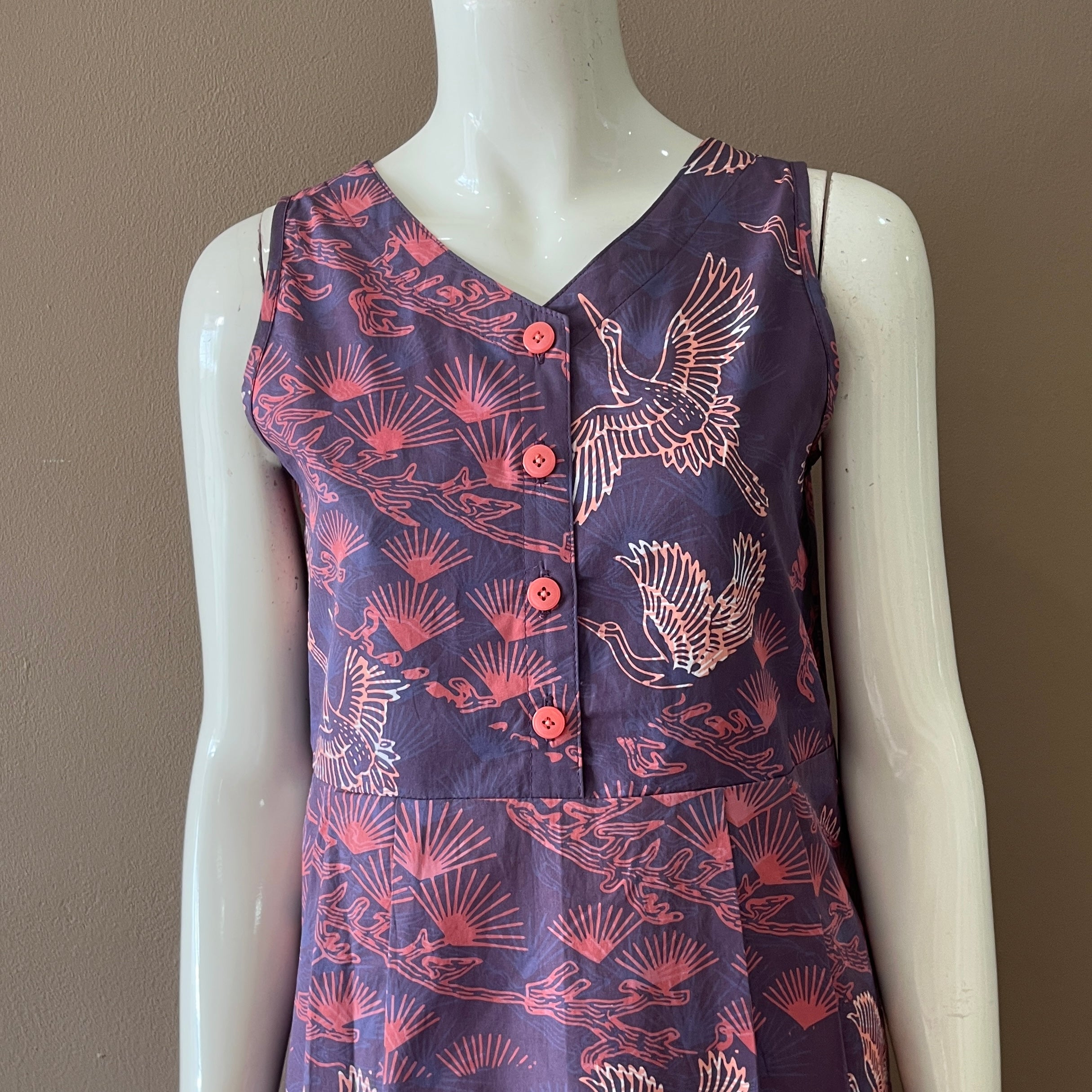 Reversible Batik Maxi Dress - XS