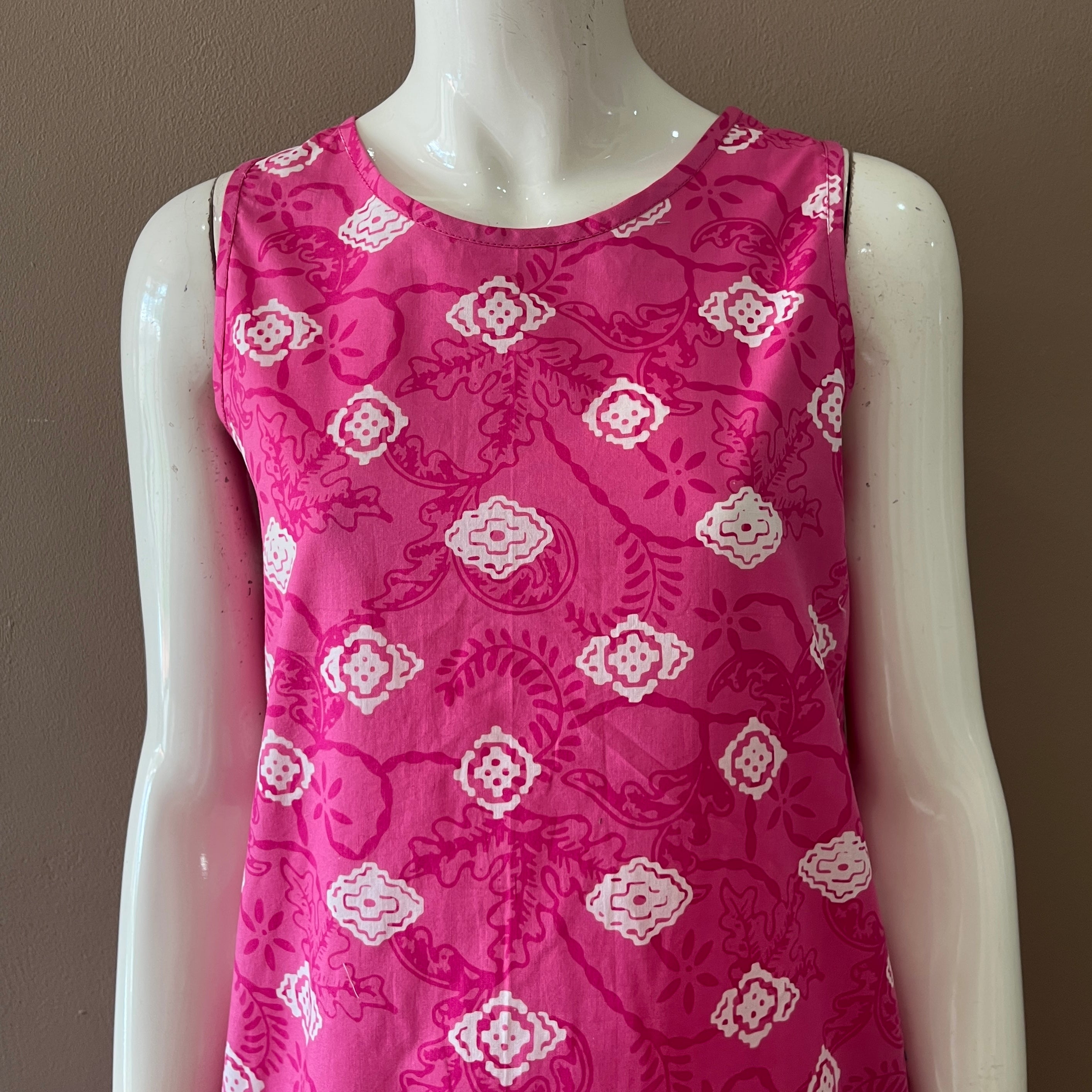 Reversible Batik Maxi Dress - XS