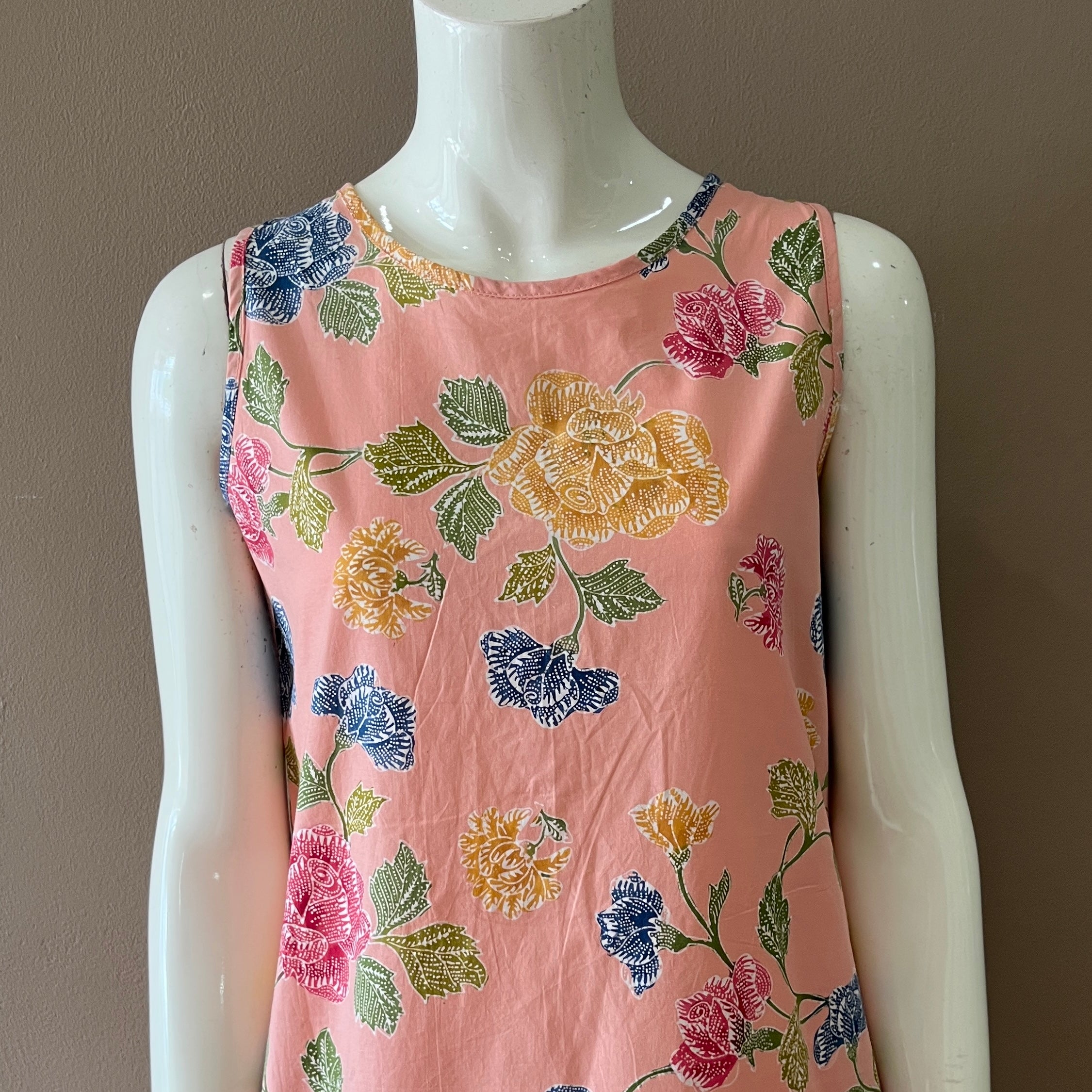 Reversible Batik Maxi Dress - S