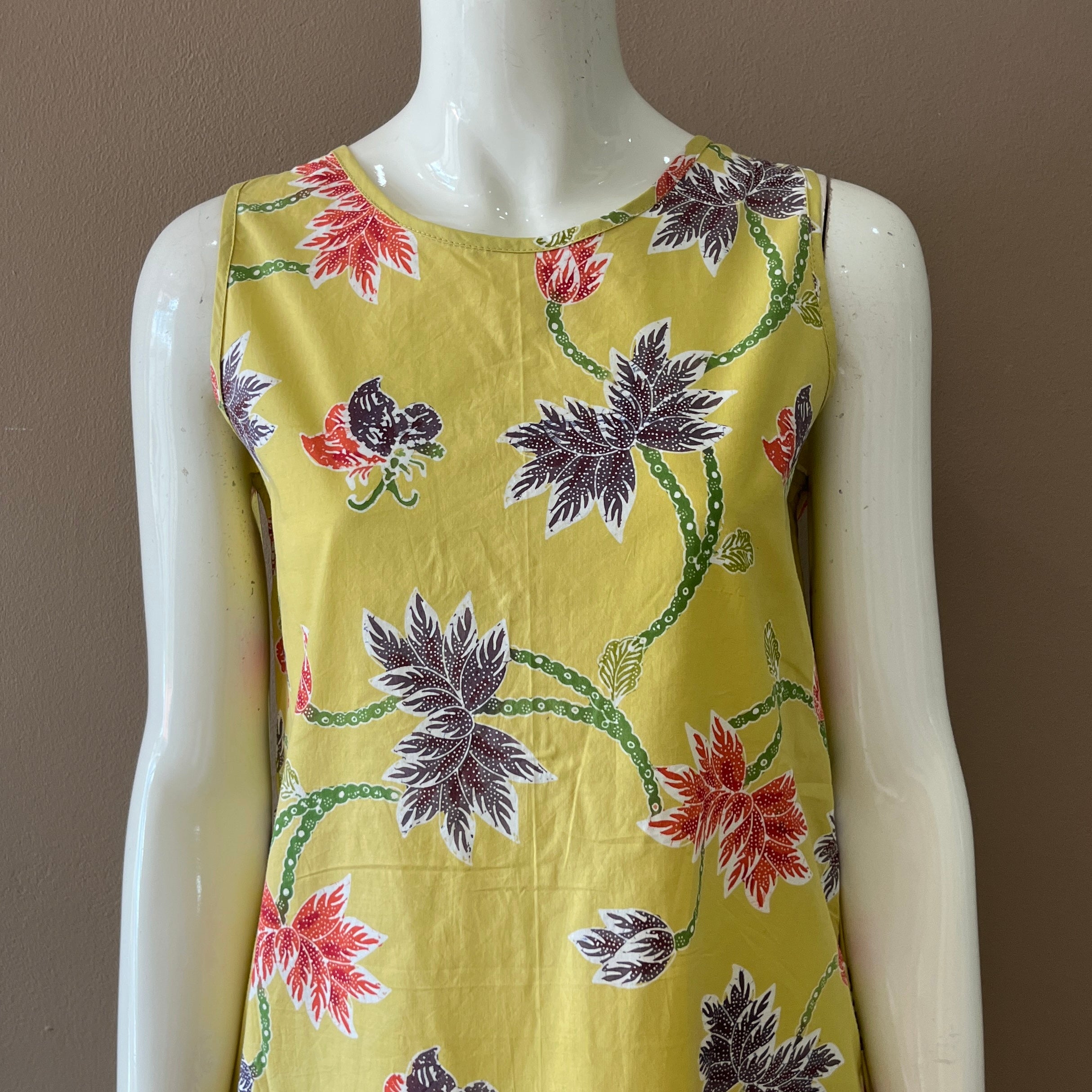 Reversible Batik Maxi Dress - S