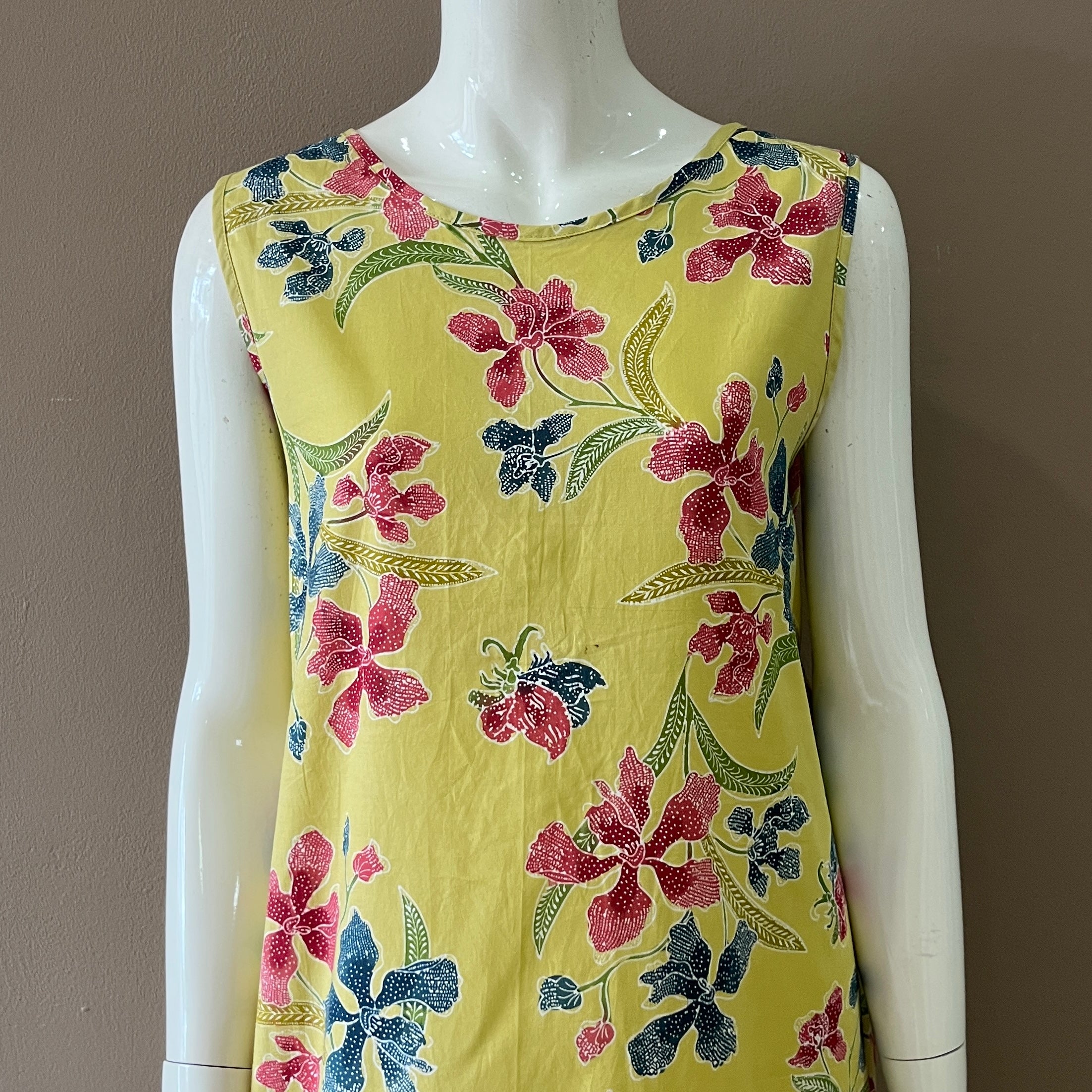 Reversible Batik Maxi Dress - XL