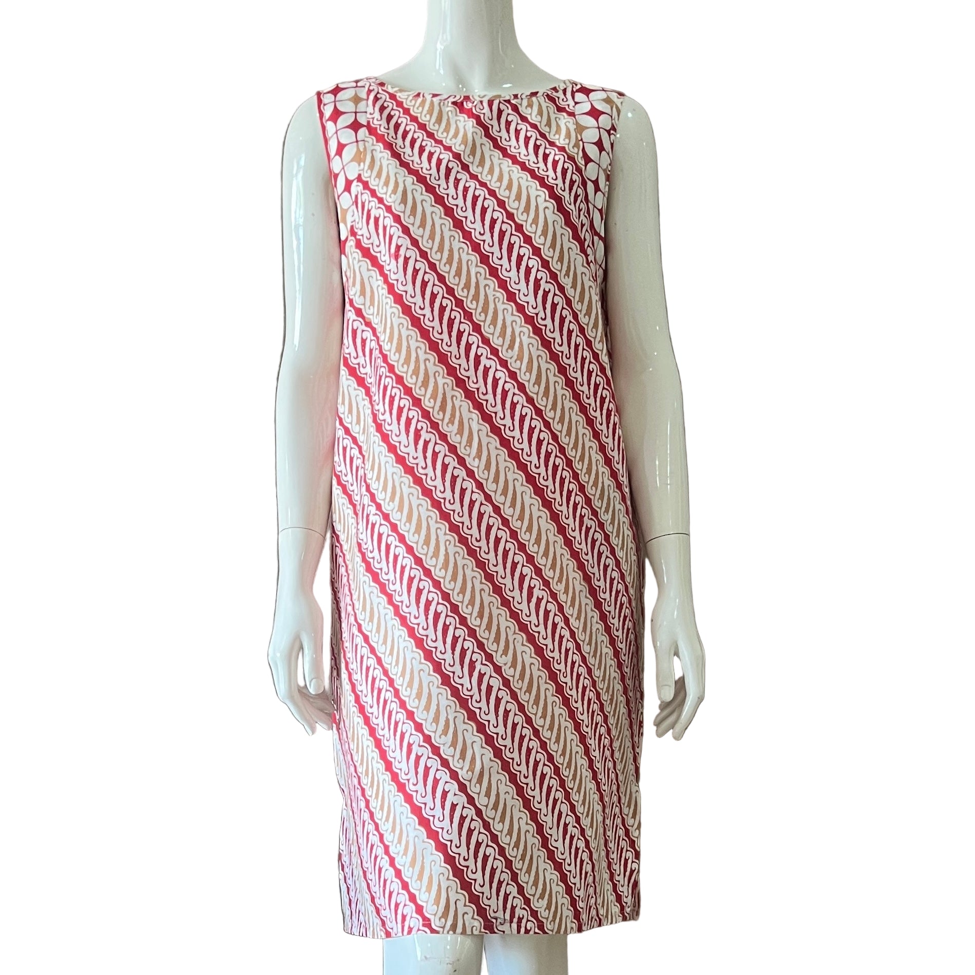 Two Tone Sleeveless Dress - S