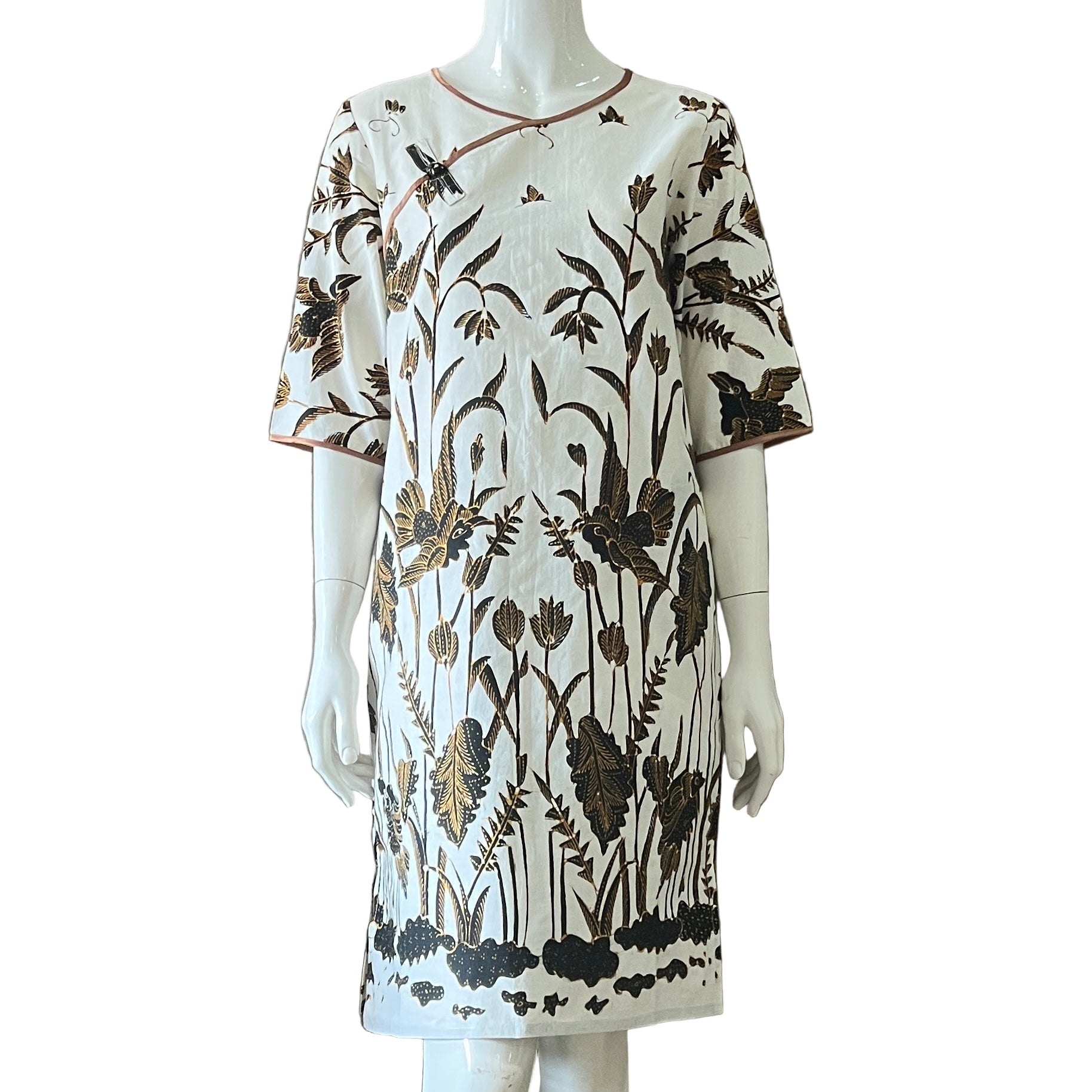 Classic Pankou 3/4 SleeveDress - S