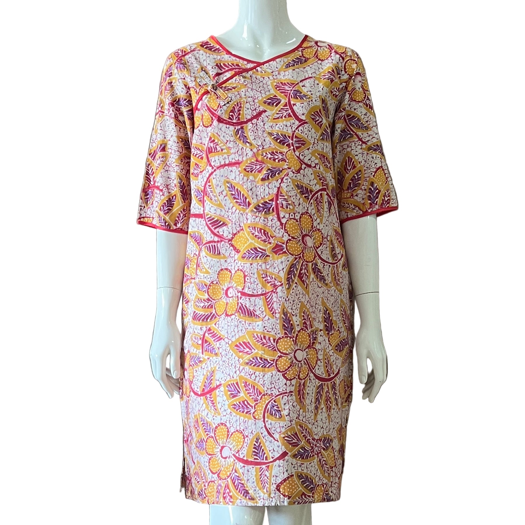 Classic Pankou 3/4 SleeveDress - S