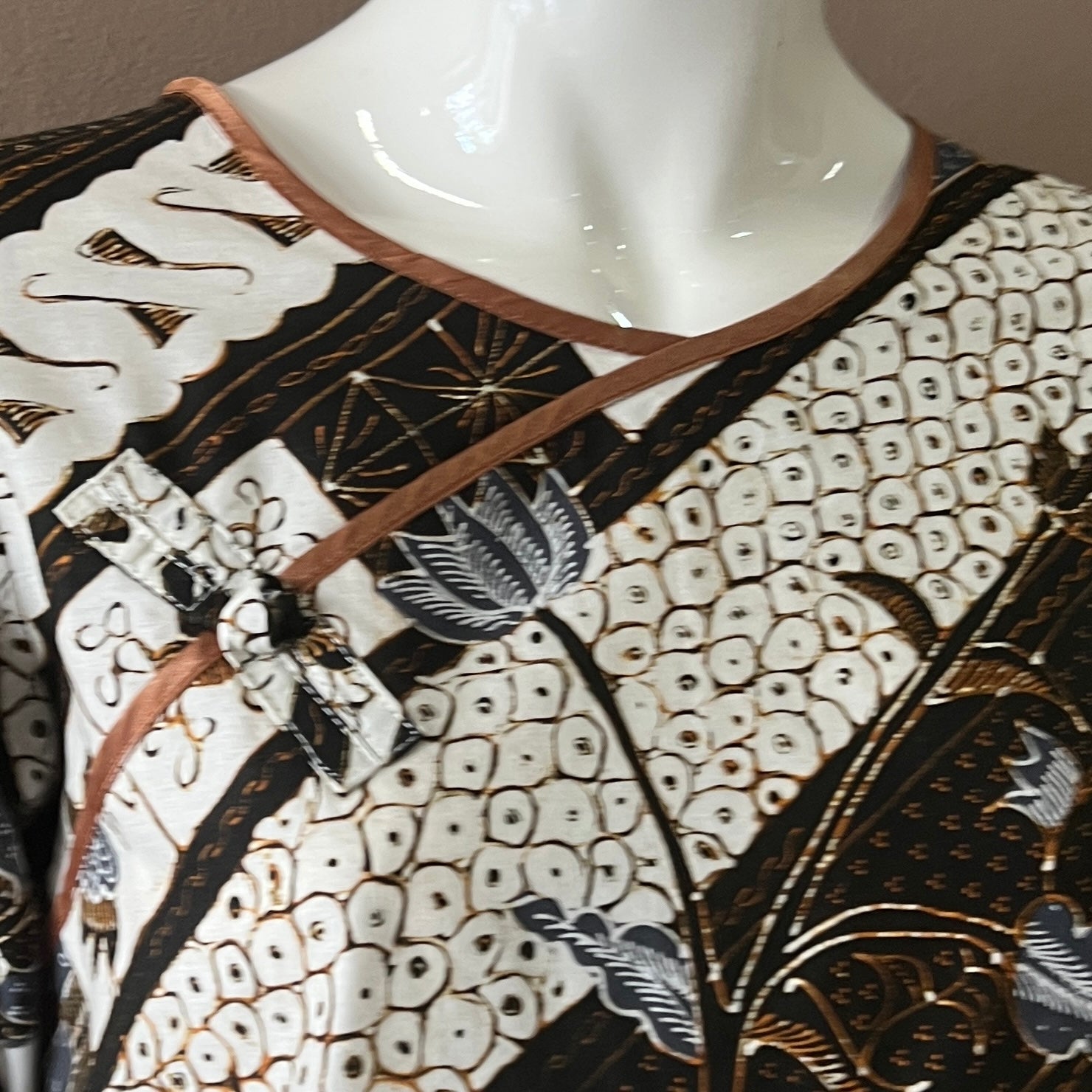 Classic Pankou 3/4 Sleeve Dress - XS