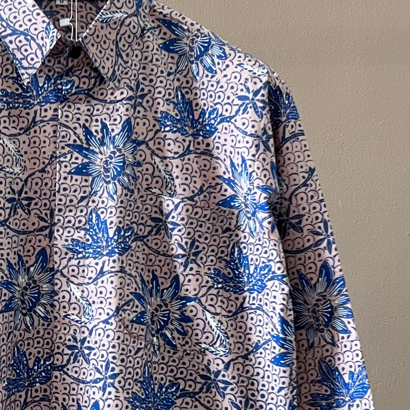 Regular Batik Men's Long Sleeve Shirt