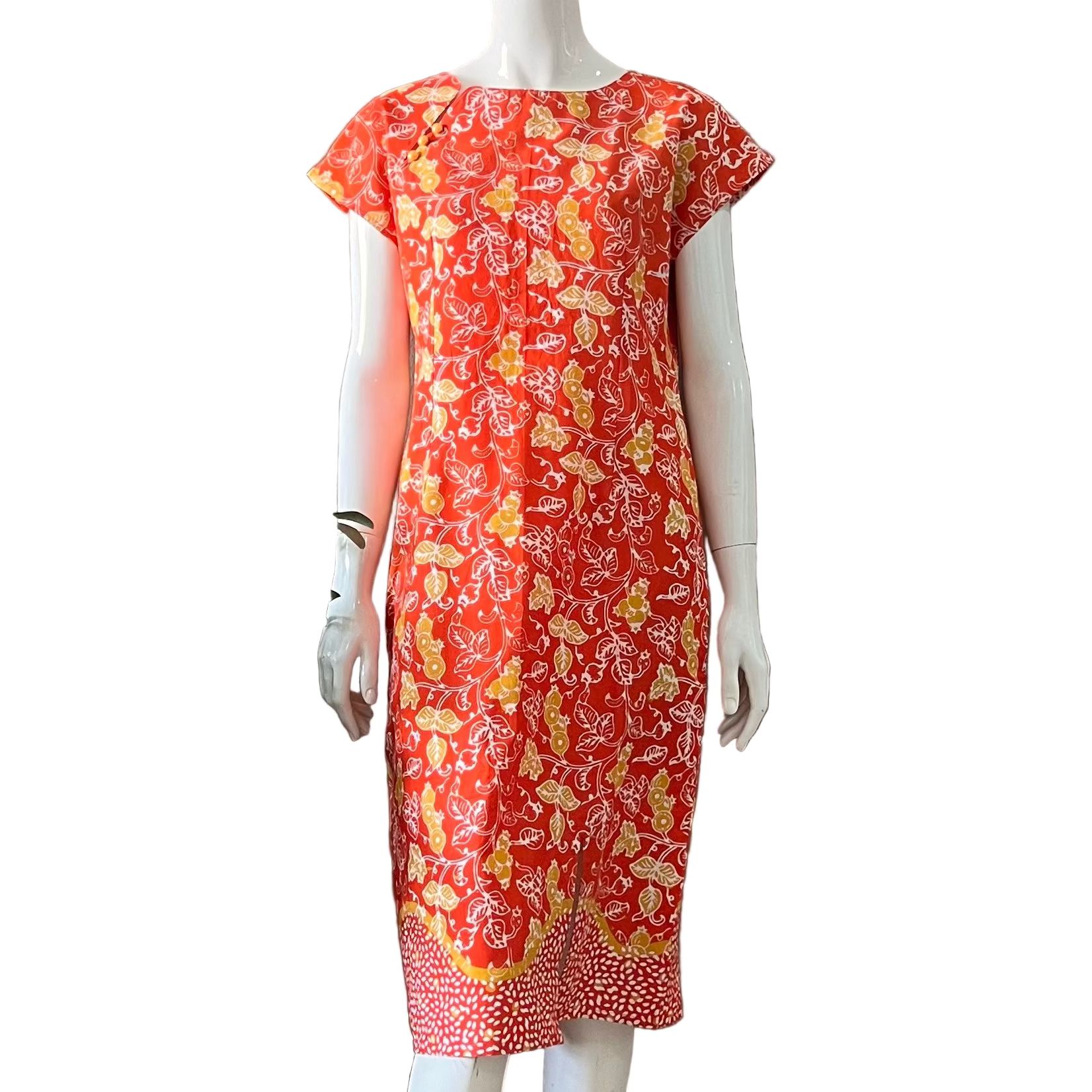 3 Button Slim Fit Dress - S