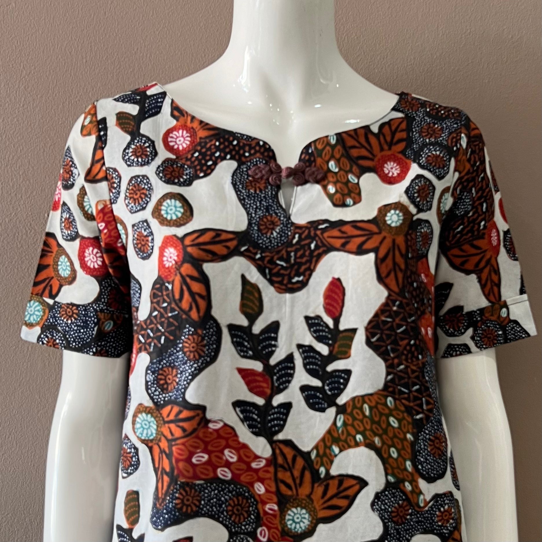 Batik Tulis Classic Pankou Dress - XS