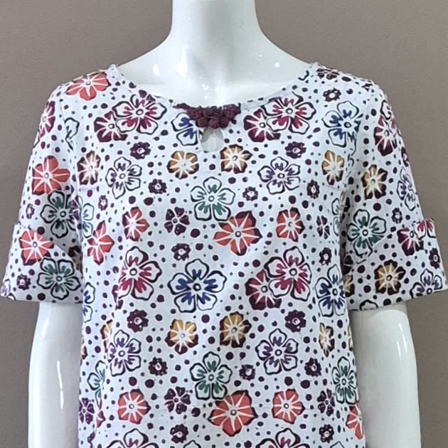 Classic Pankou Flip Sleeve Dress - S