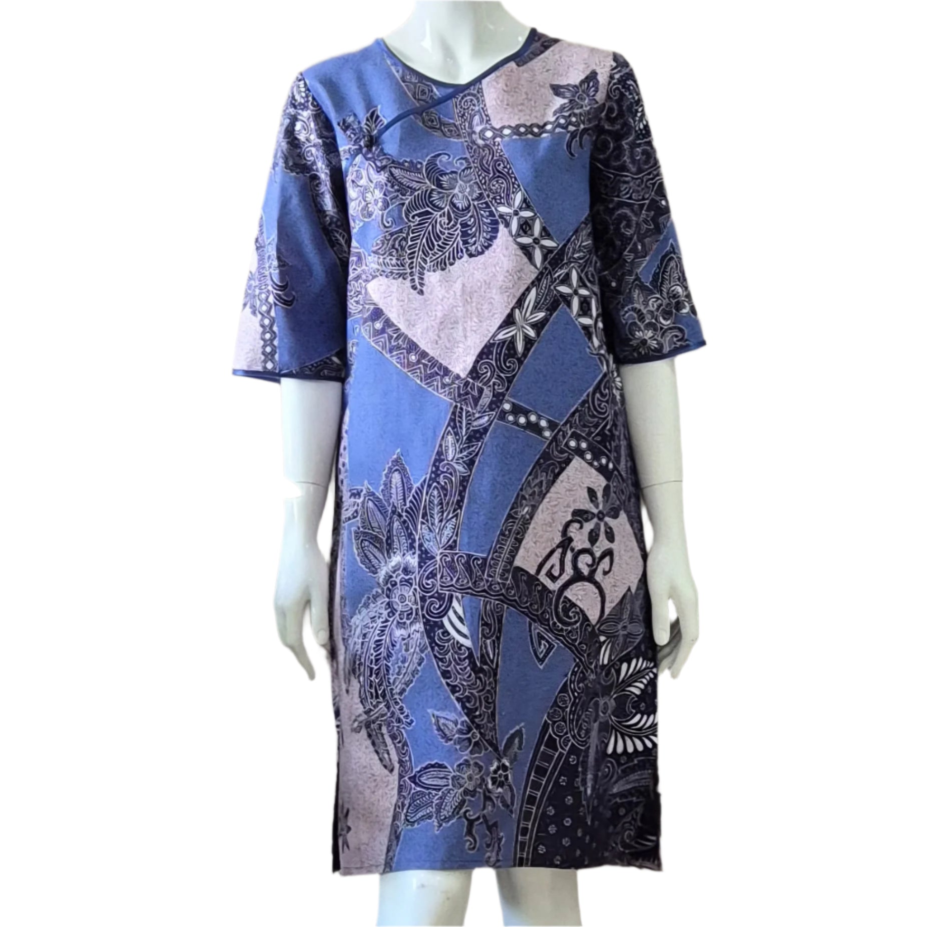 ? Classic Pankou 3/4 Sleeve Dress - M