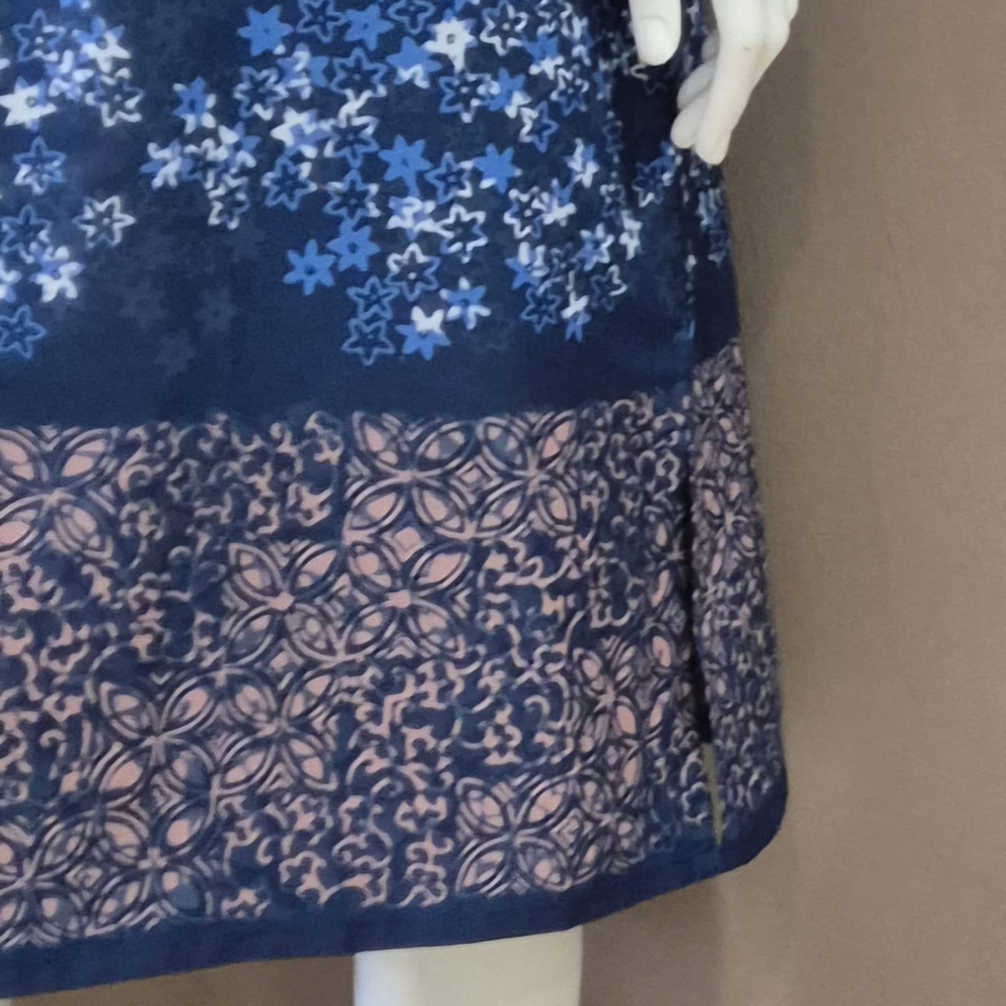 2 Buttons Cheongsam Relax Dress - L