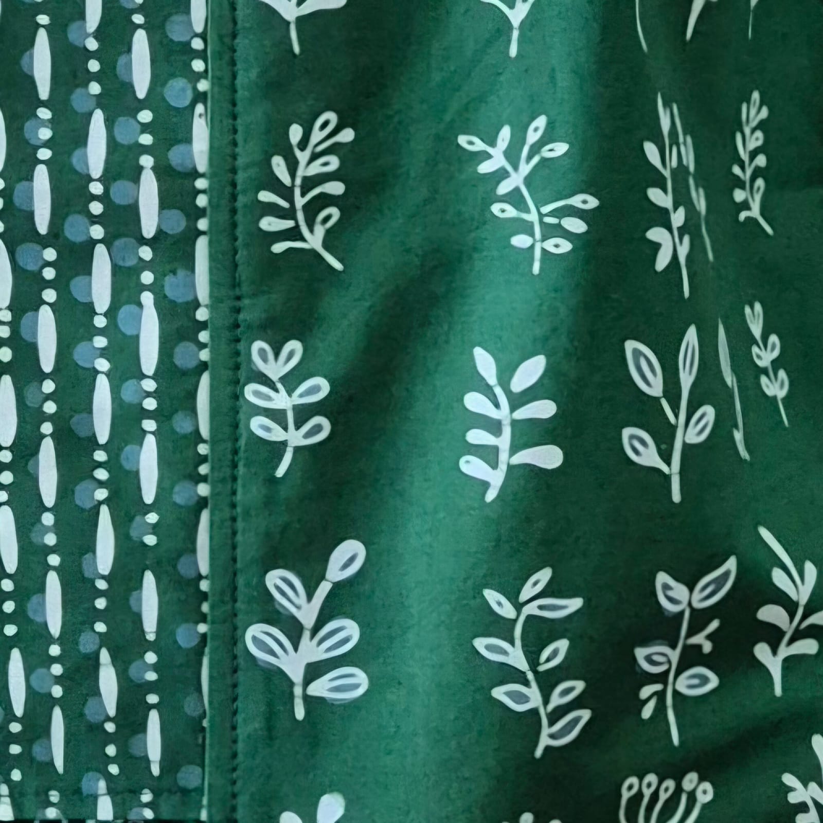 Tropical Side Button Top - XS Template