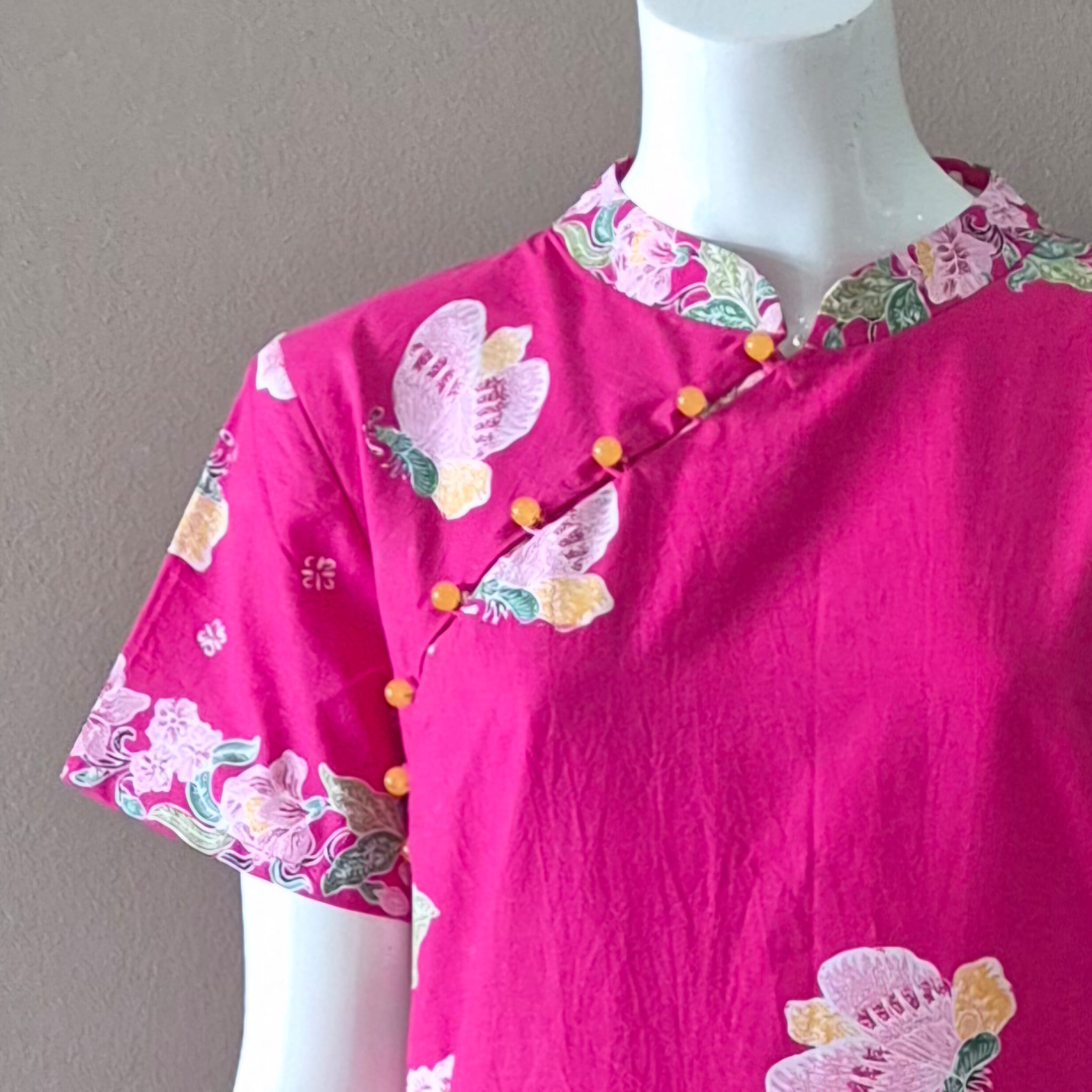 Cheongsam Relax Dress - L