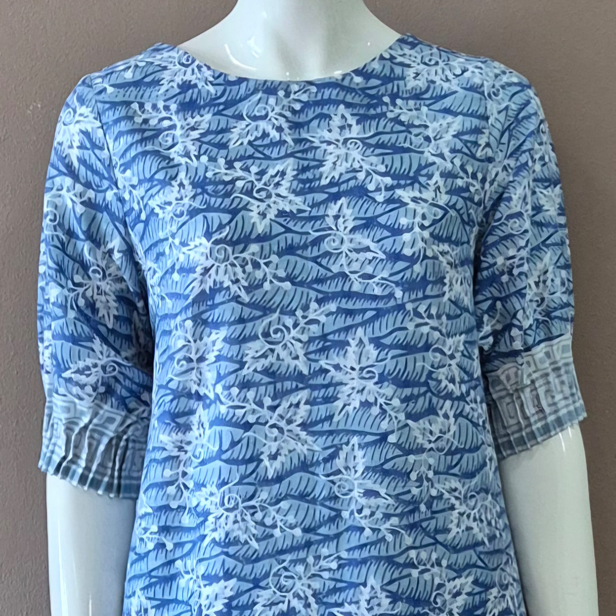 Puff Sleeve Midi Dress - XS