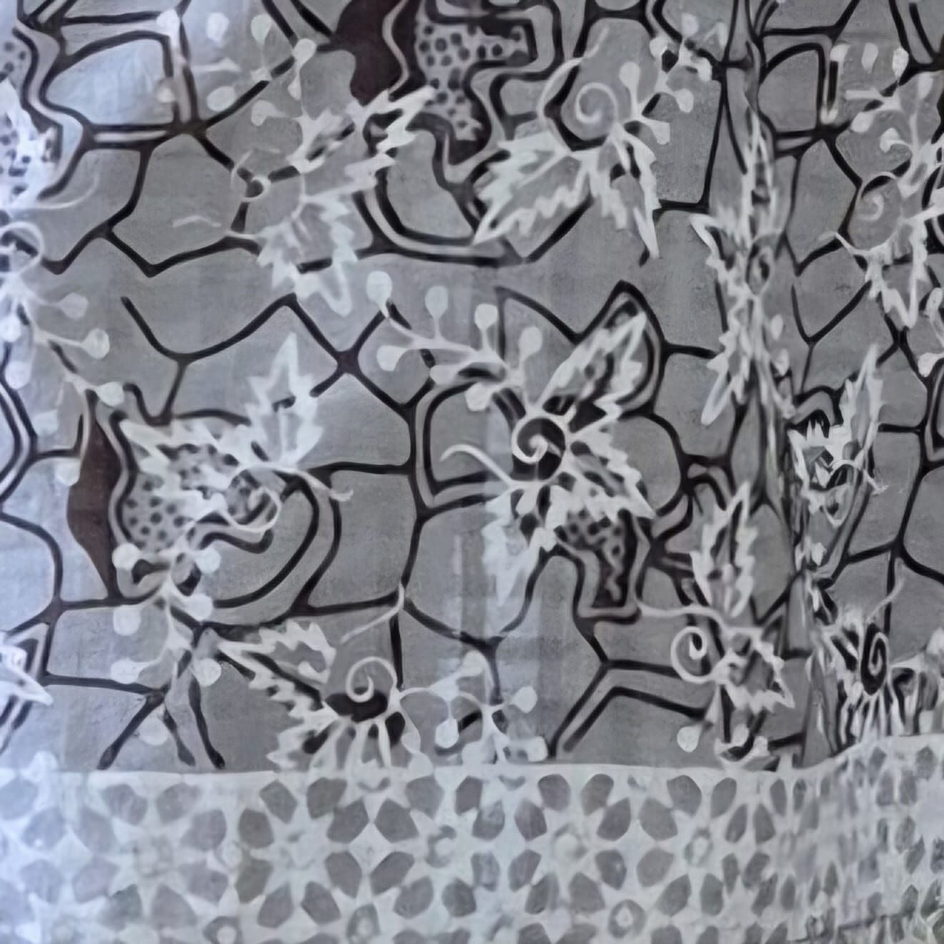 Puff Sleeve Midi Dress - L