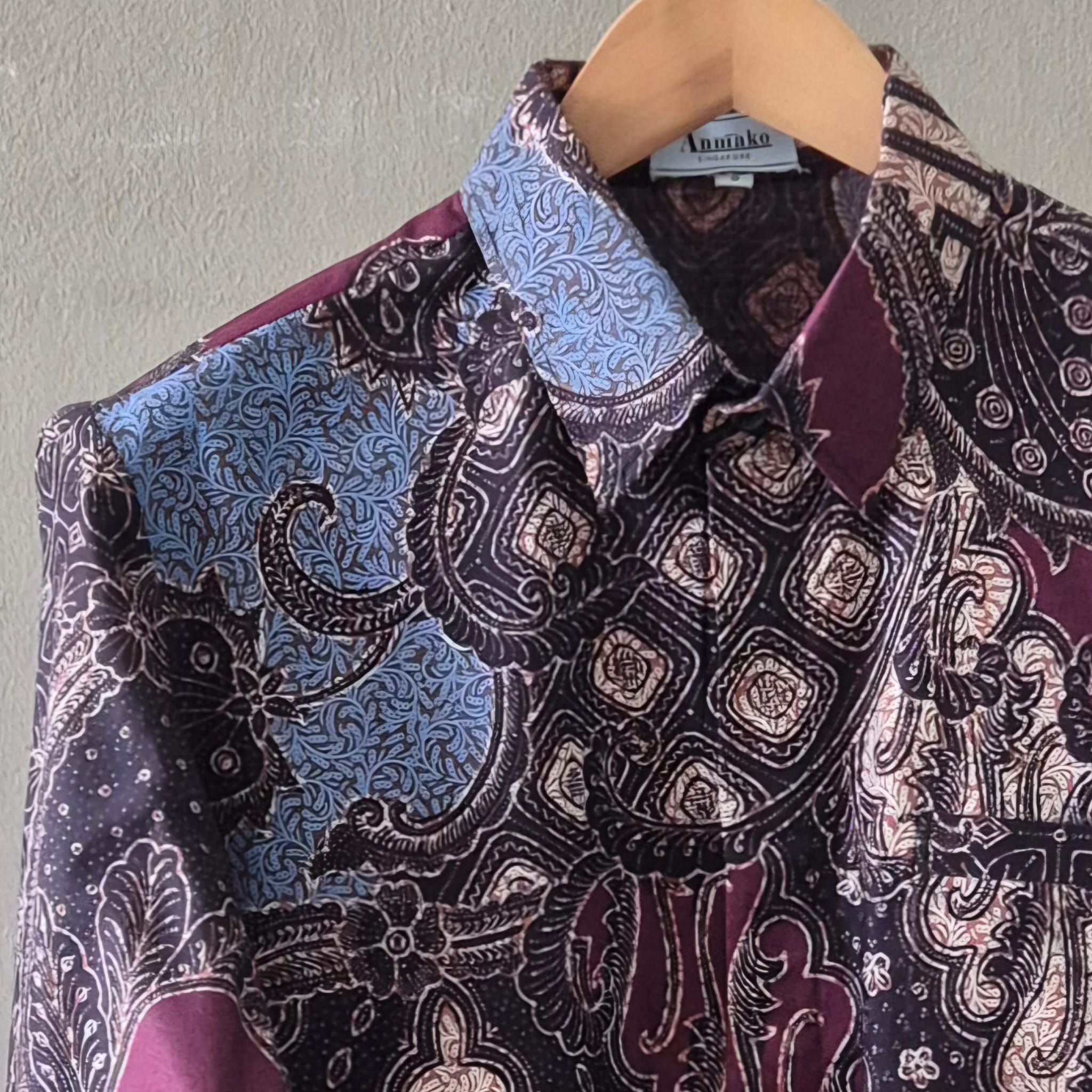 Regular Batik Men's Long Sleeve Shirt