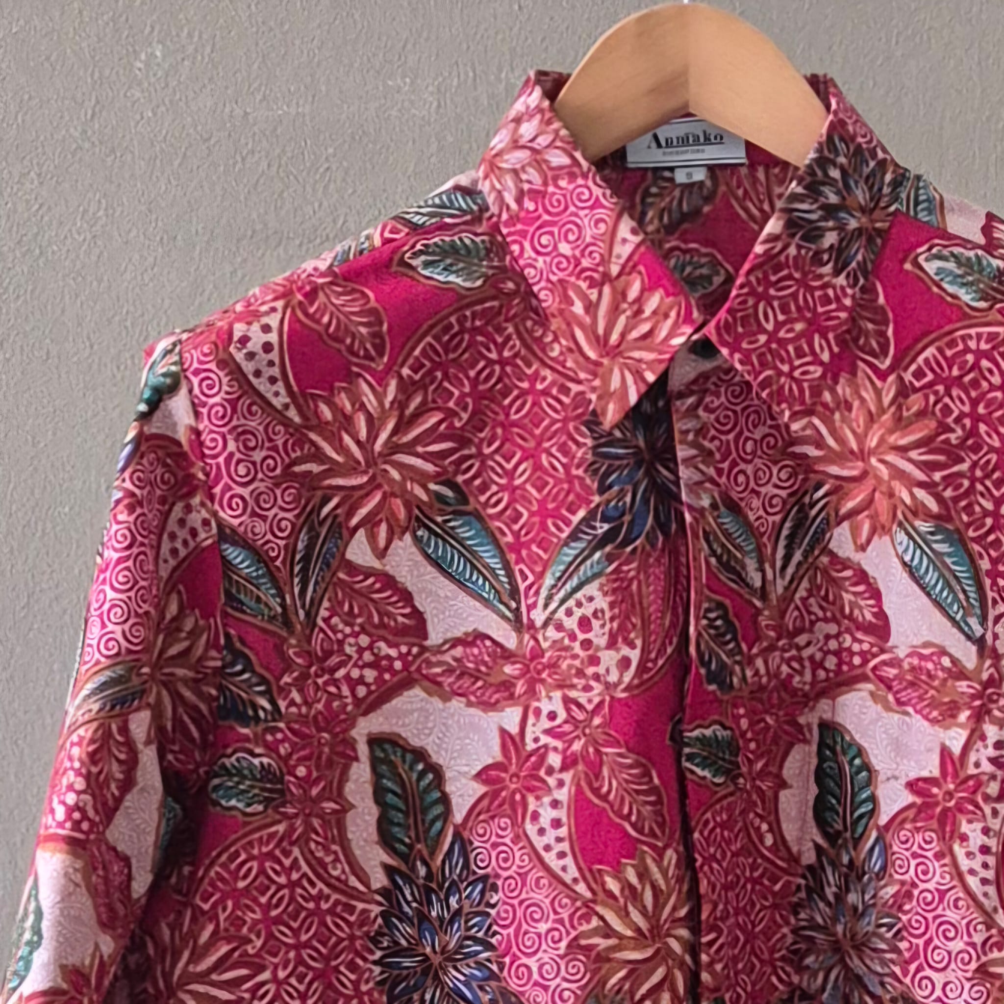 Regular Batik Men's Long Sleeve Shirt