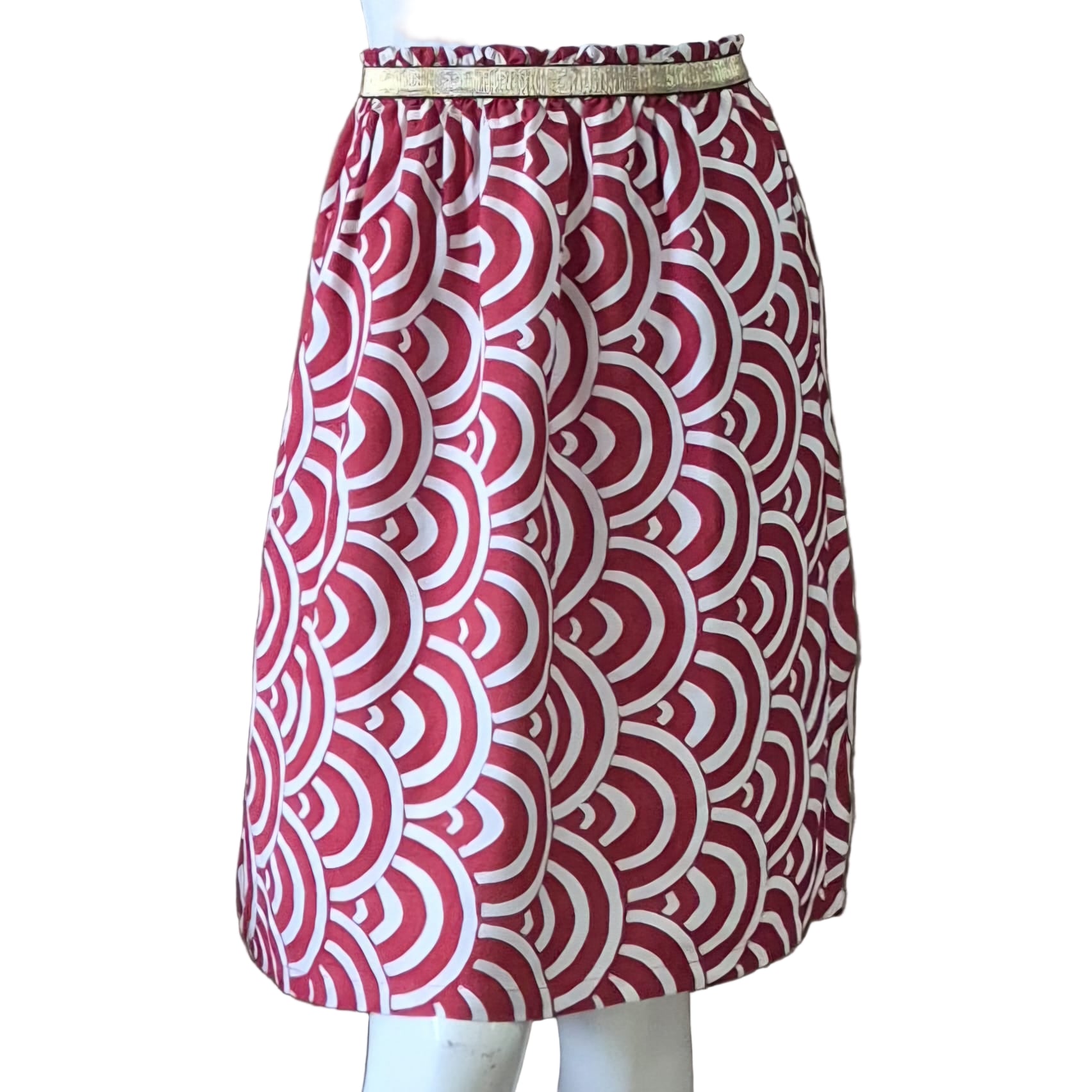 Elastic Waistband Skirt