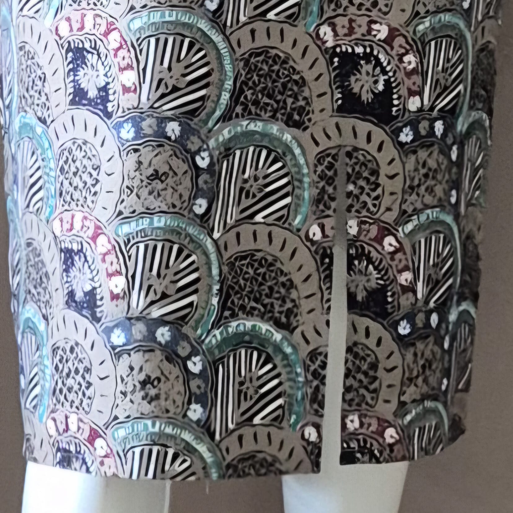 3 Button Slim Fit Dress - L