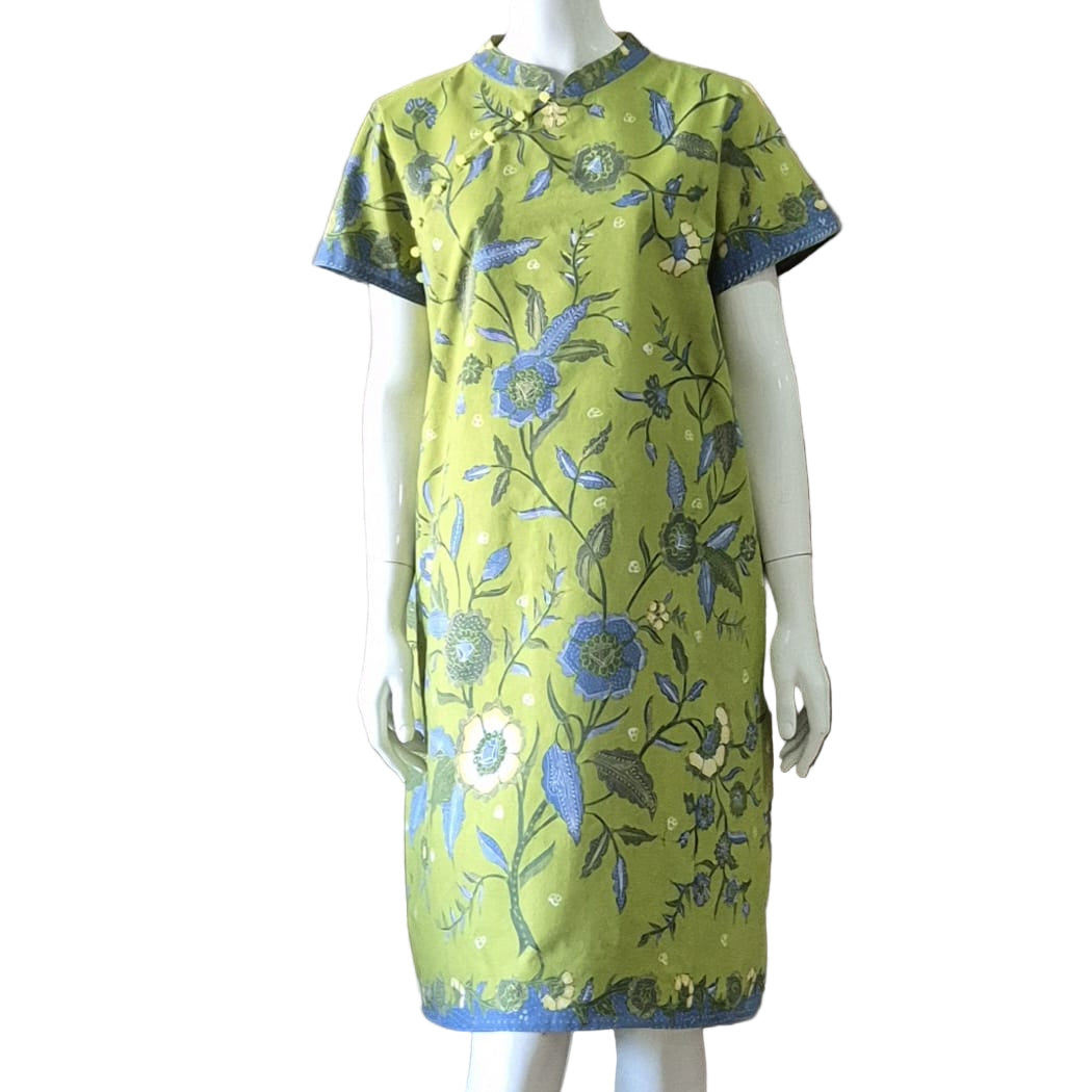 Batik Tulis Cheongsam Relax Dress - L
