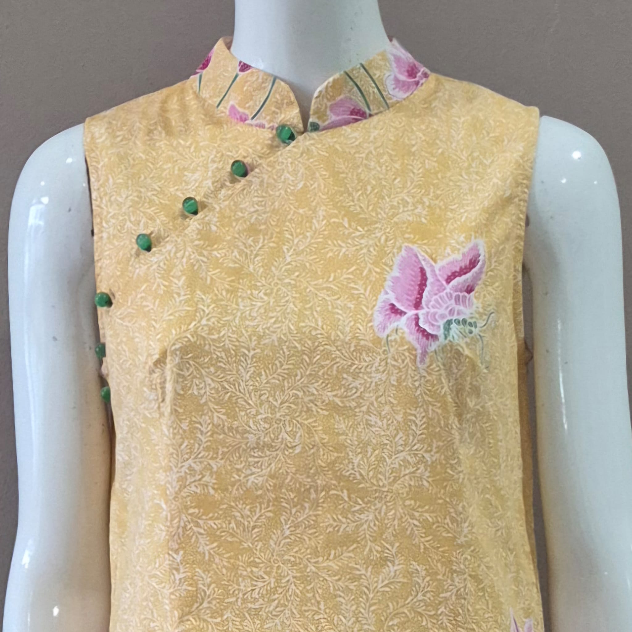 Classic Cheongsam Maxi Dress