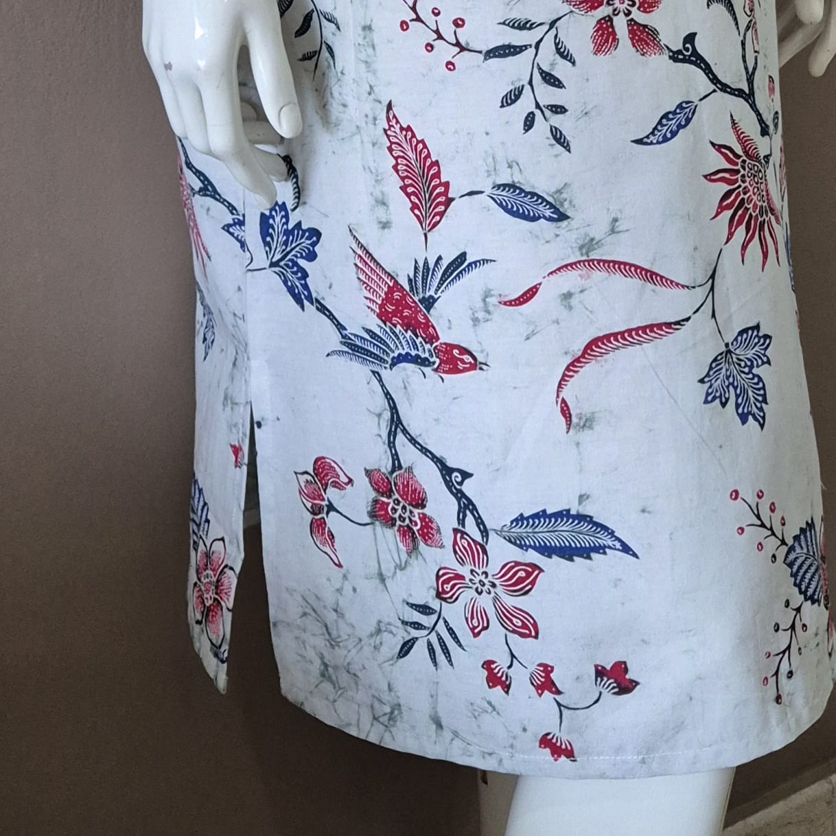 2 Buttons Cheongsam Relax Dress - M