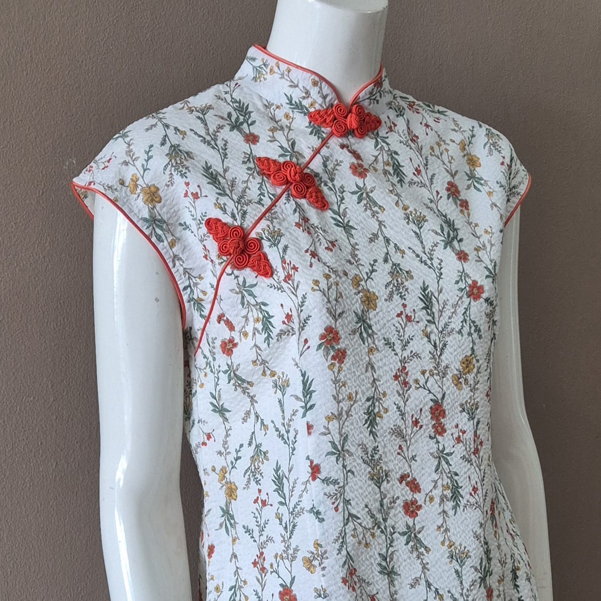 JP Nonya Cheongsam Midi Dress