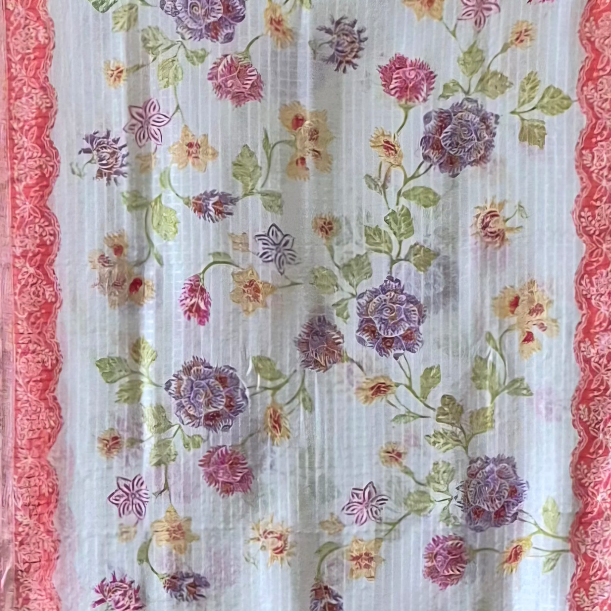 Batik Tulis Lightweight Silk Scarf