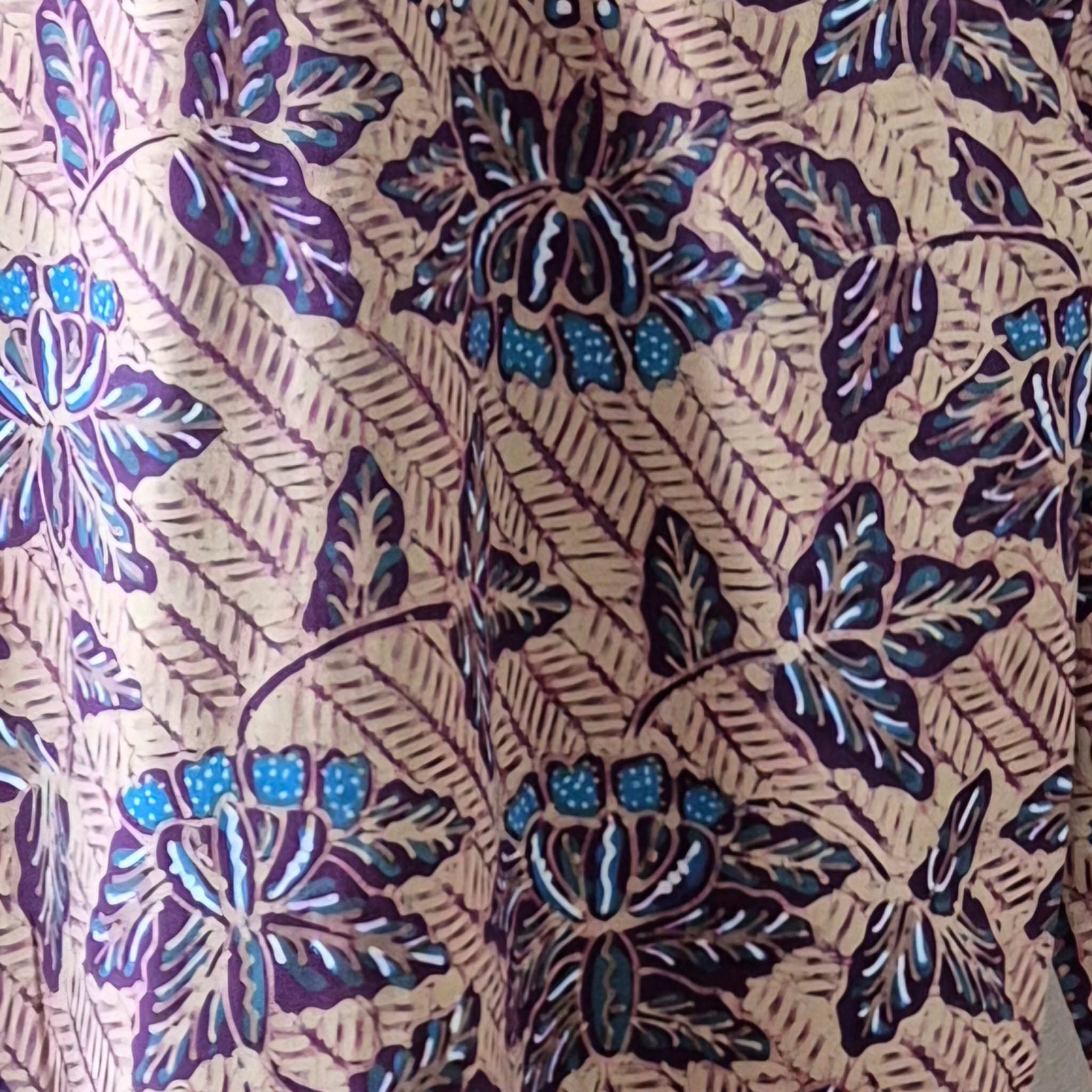 Premium Batik Tulis Men's Select Long Sleeve Shirt - S