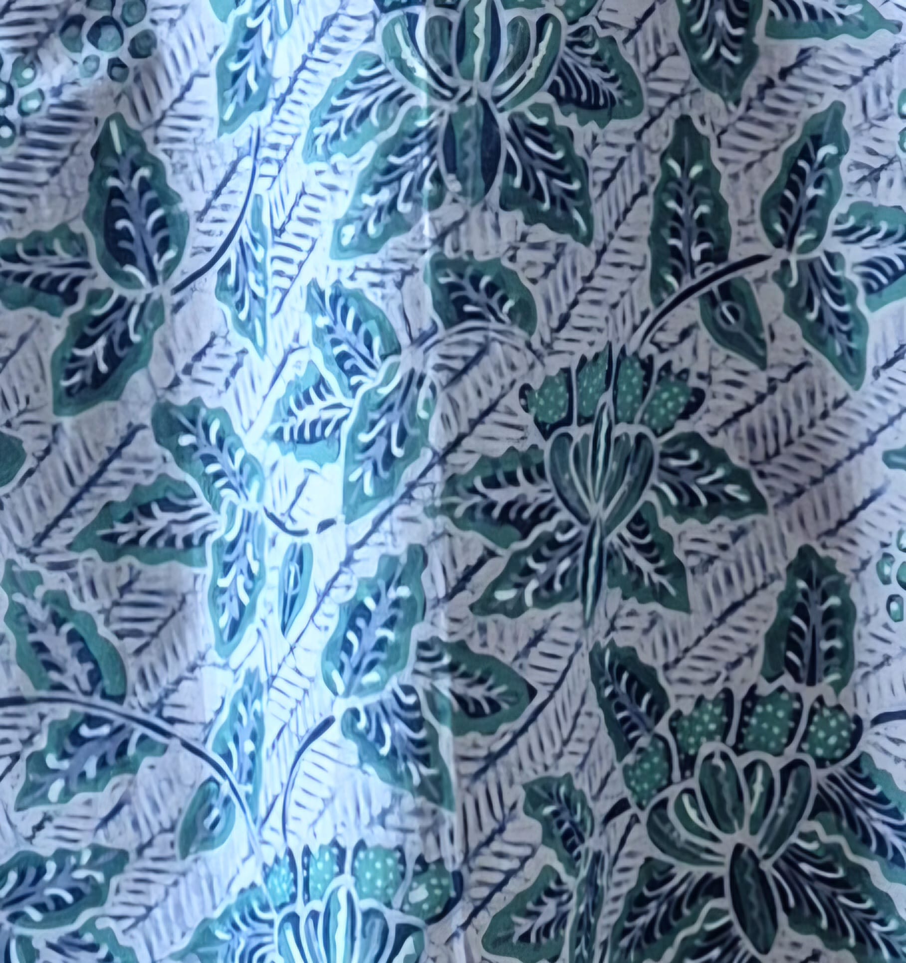 Premium Batik Tulis Men's Select Long Sleeve Shirt - M