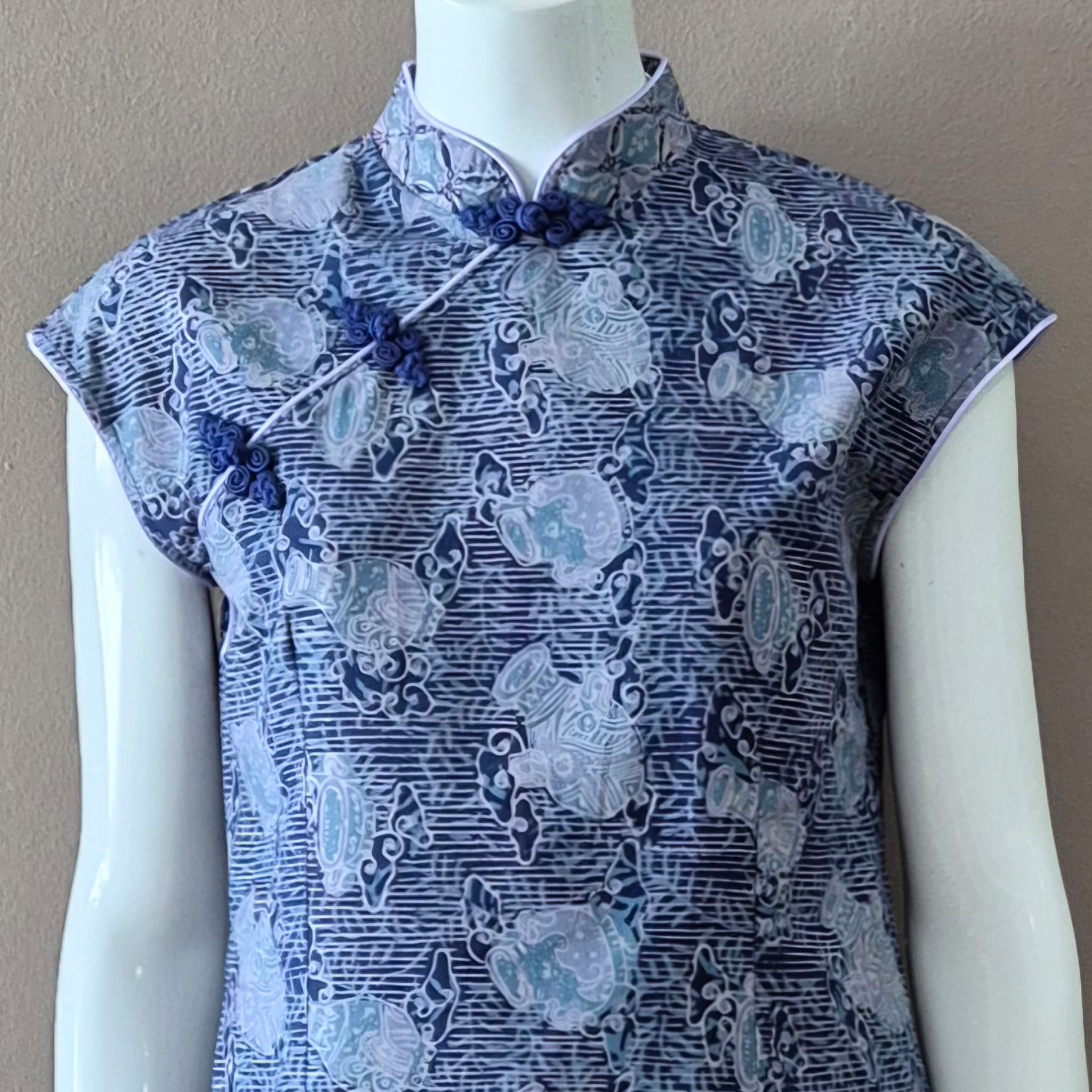 Batik Nyonya Cheongsam Dress -M