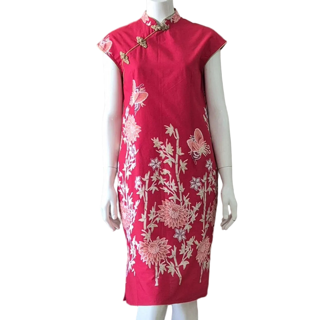 Batik Nyonya Cheongsam Dress -S