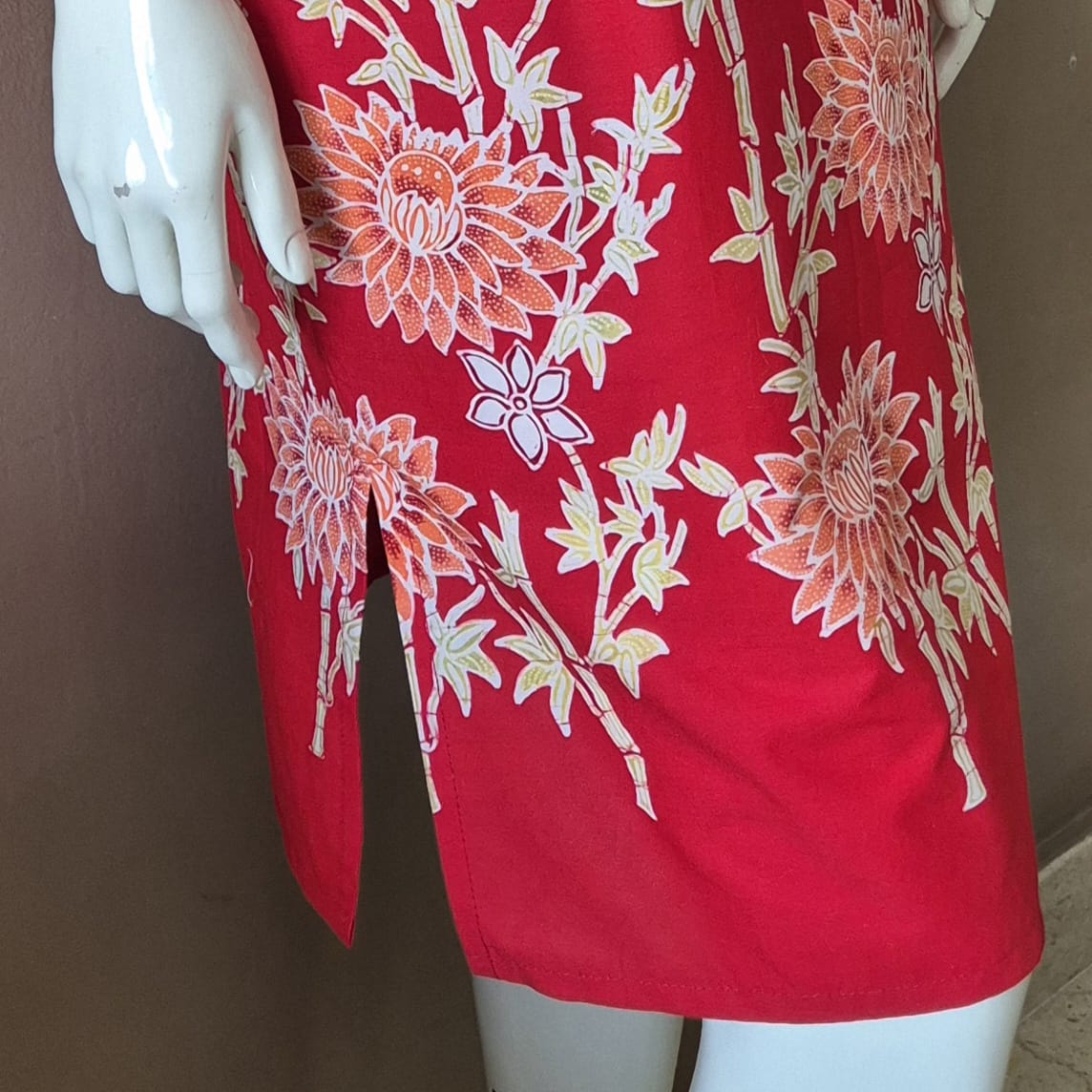 Batik Nyonya Cheongsam Dress -S