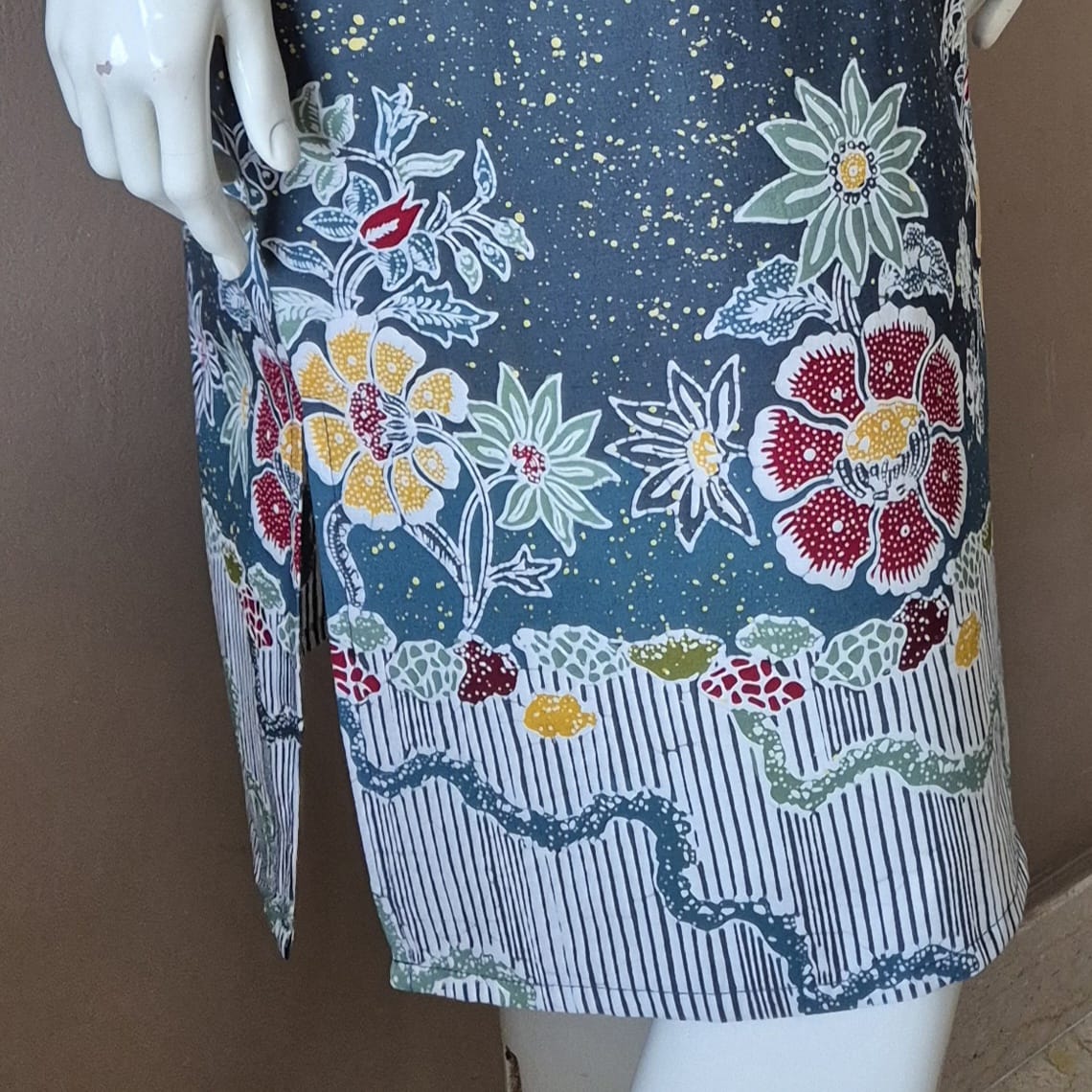 Batik Nyonya Cheongsam Dress -M