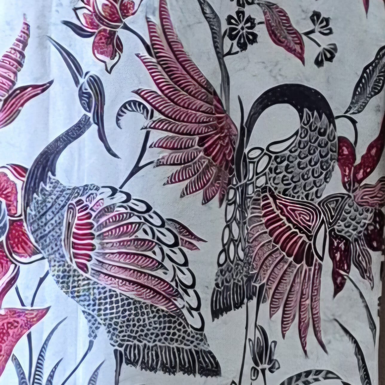 Batik Nyonya Cheongsam Dress - XL