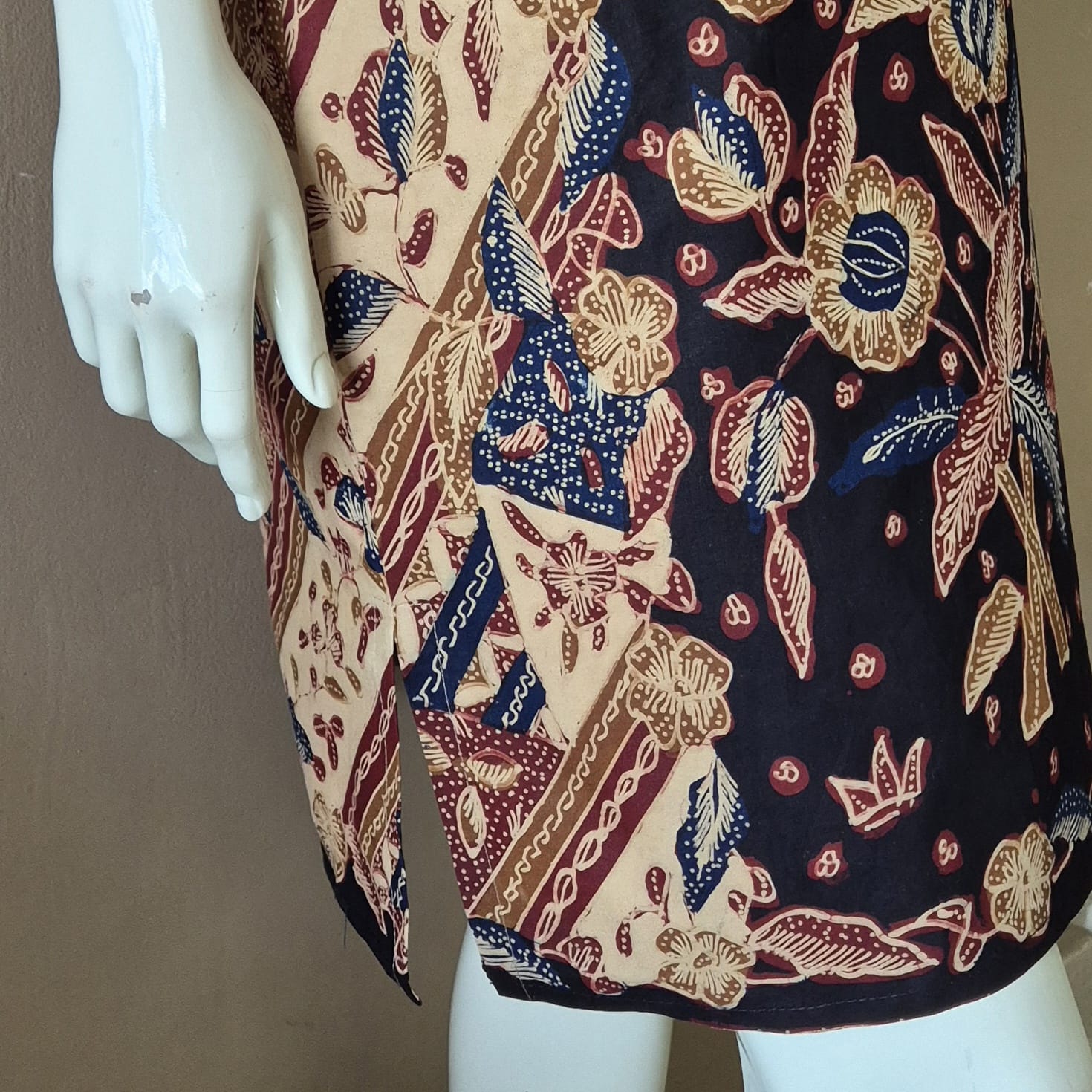 Classic Pankou 3/4 Sleeve Dress - XS