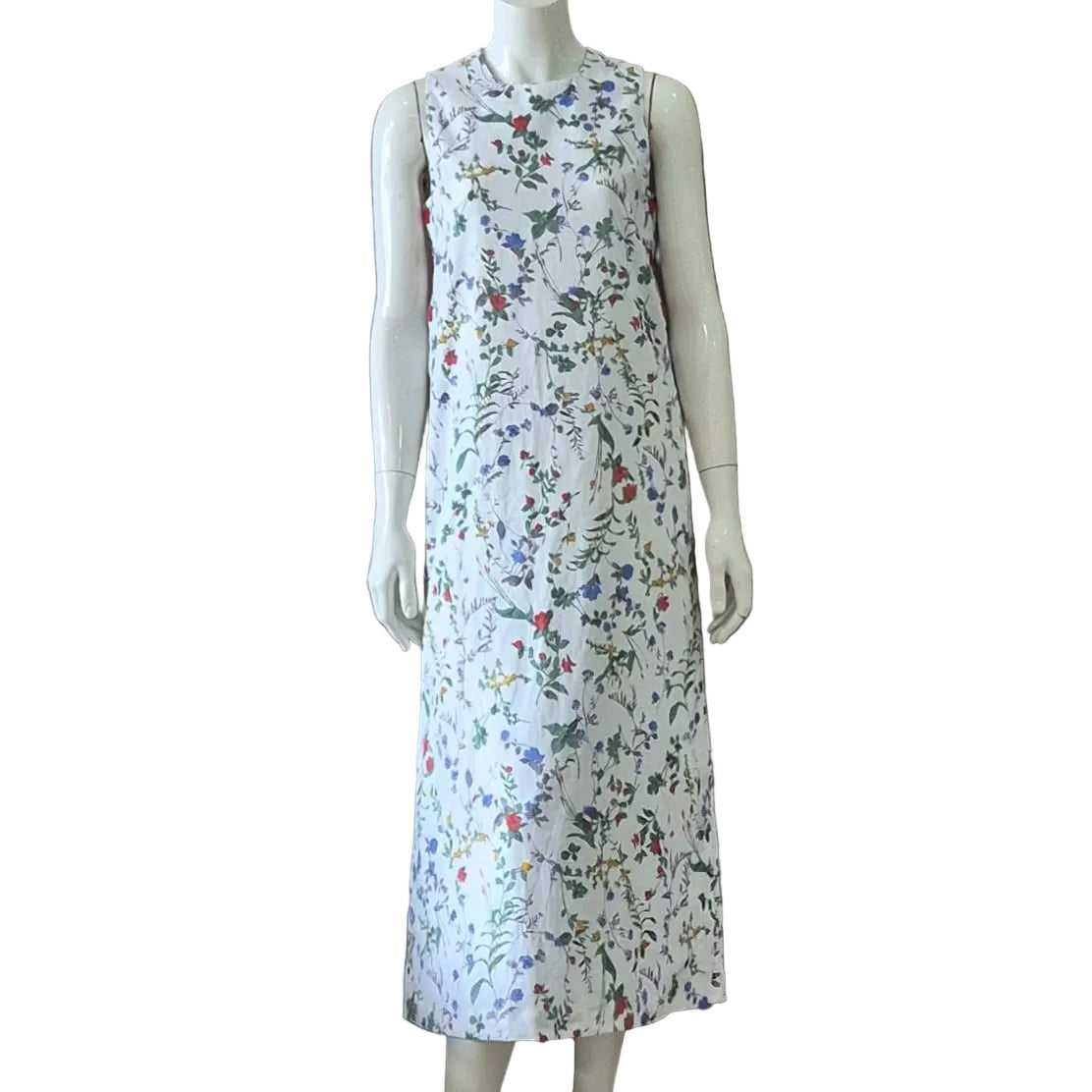 JP Linen Round Neck Maxi Dress