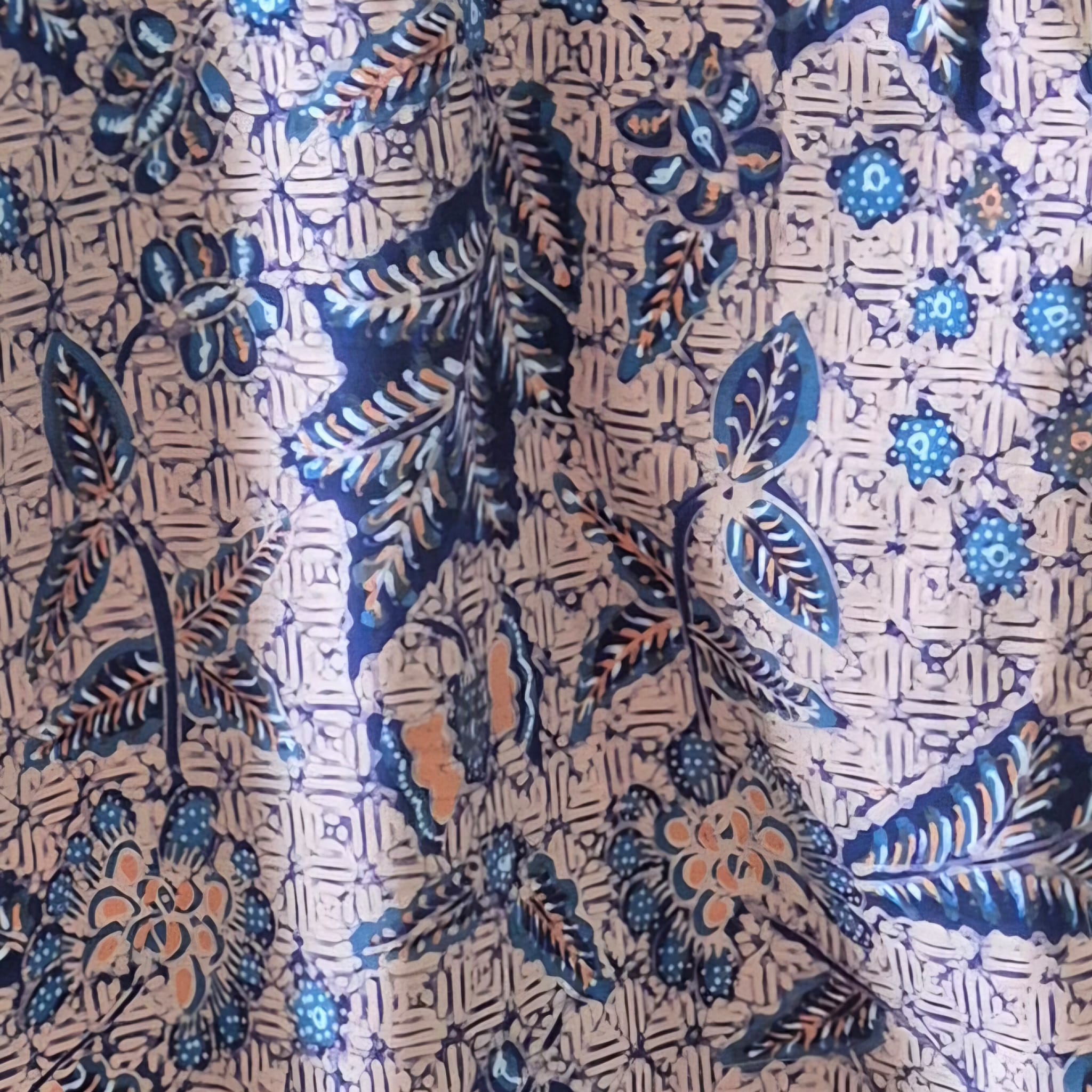 Premium Batik Tulis Men's Select Long Sleeve Shirt - M