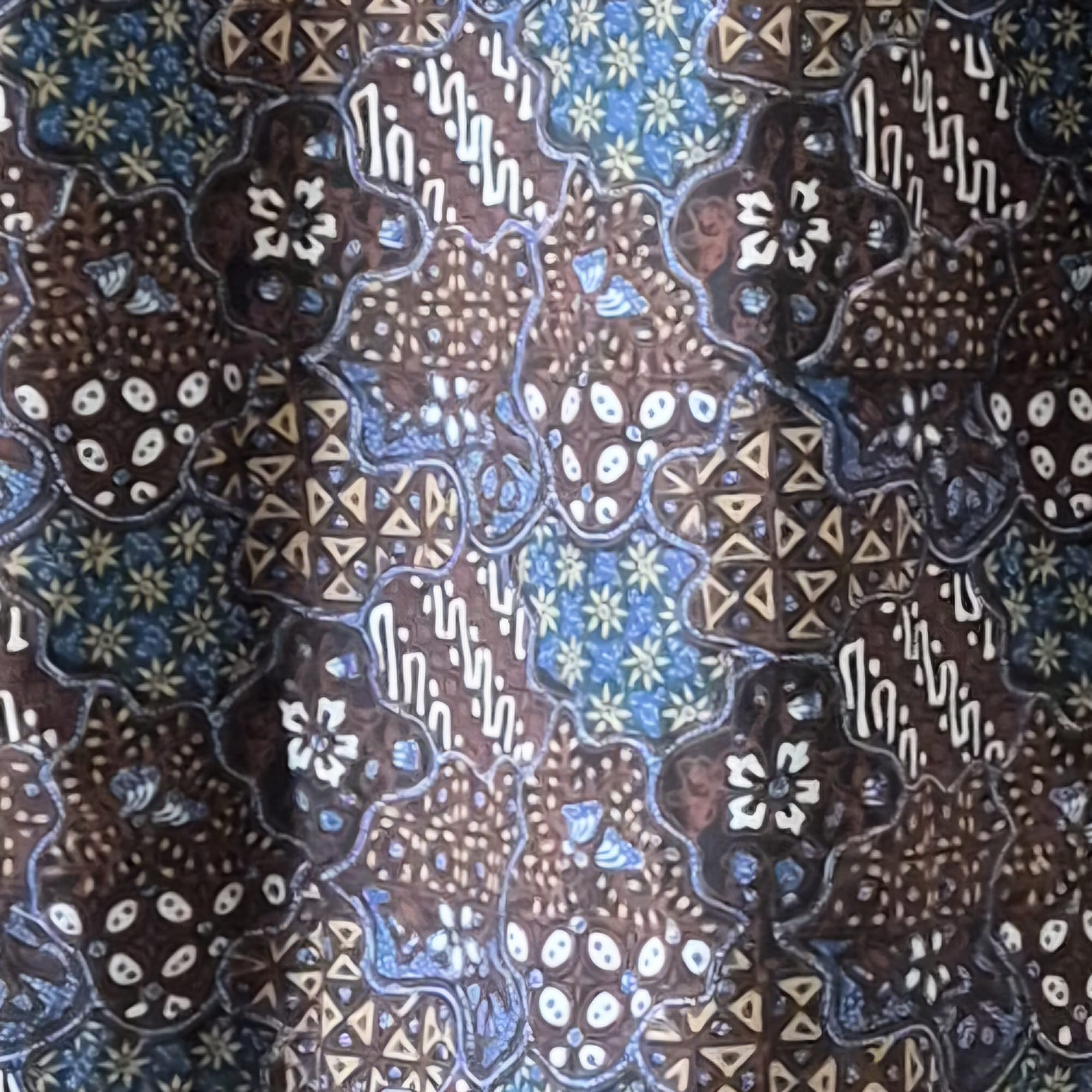 Premium Batik Tulis Supreme Men's Long Sleeve Shirt - M