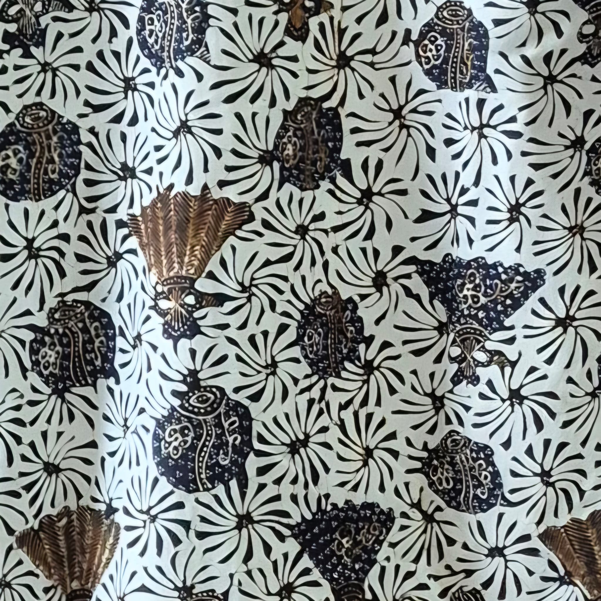 Premium Batik Tulis Supreme Men's Long Sleeve Shirt - L