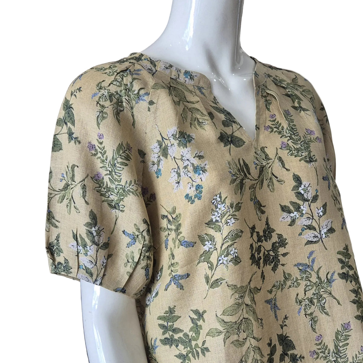 JP Linen Short Sleeve Top
