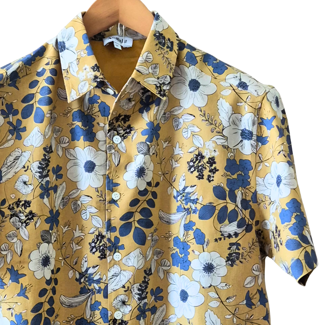 JP Linen Men's Short Sleeve Shirt