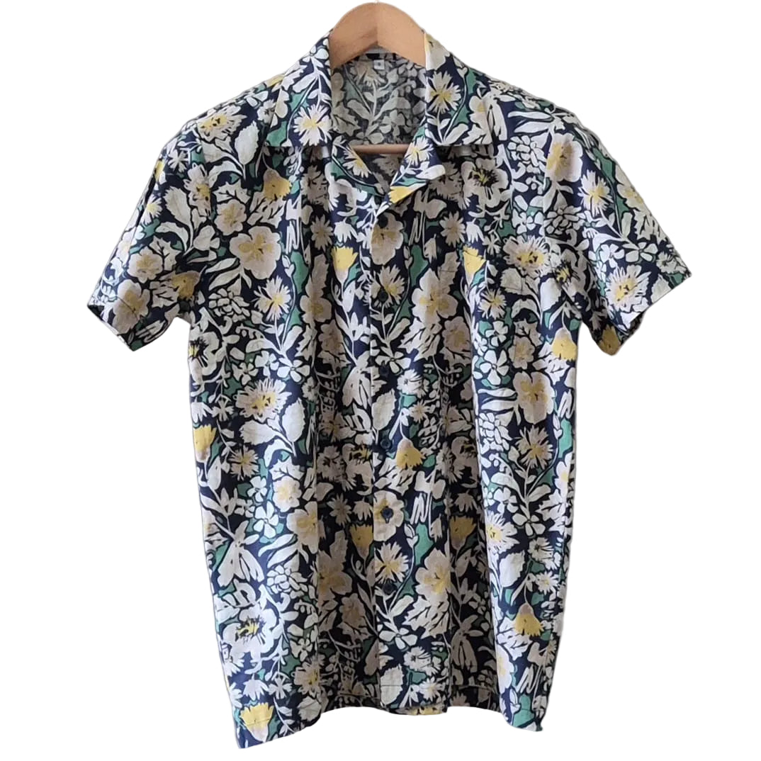 JP Linen Men's Camp Shirt