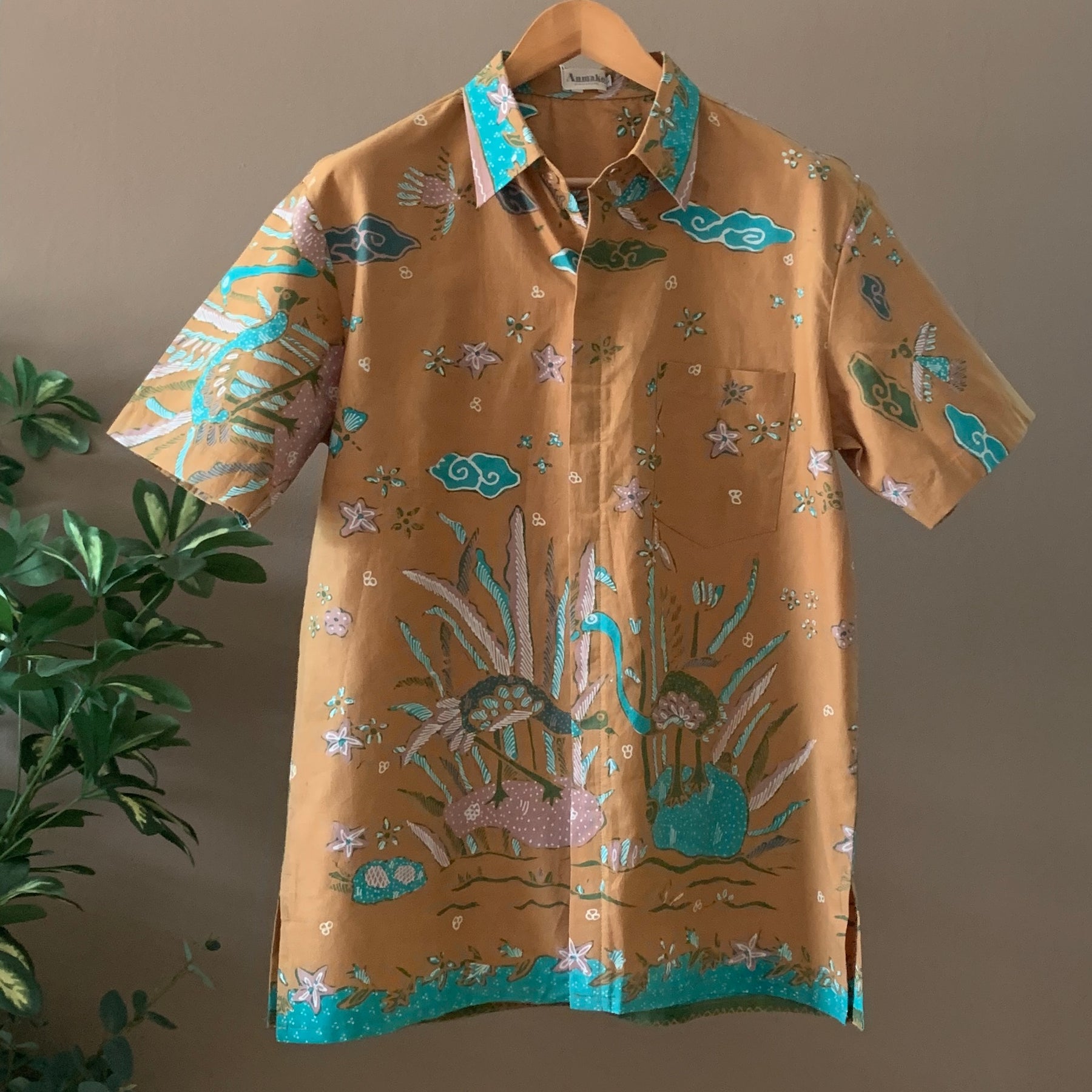 Batik Tulis Men's Shirt - L
