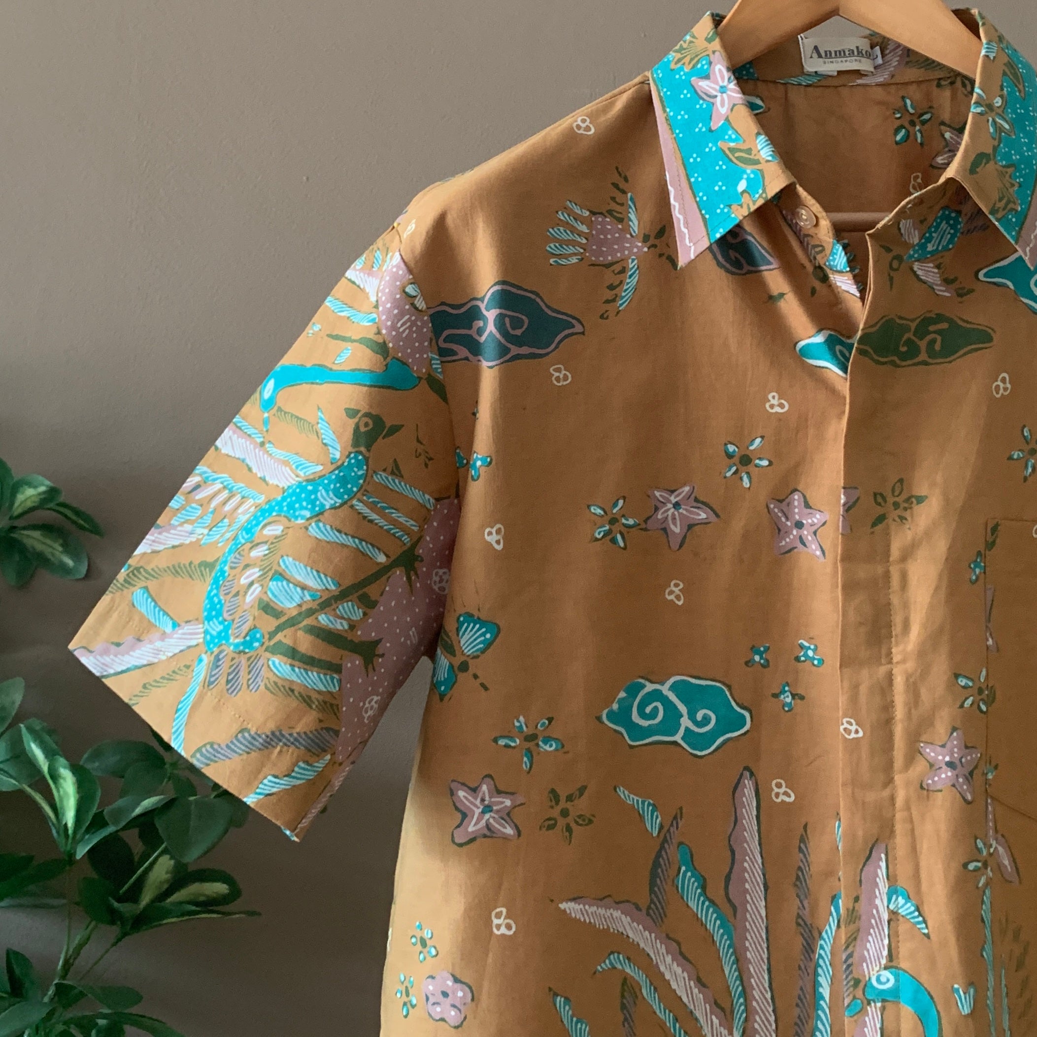 Batik Tulis Men's Shirt - L