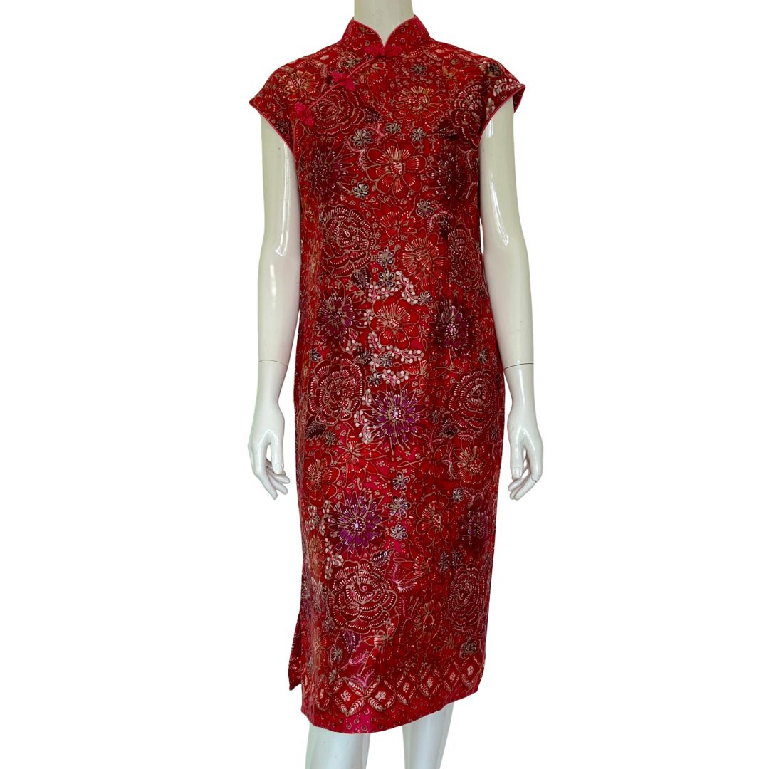 Batik Tulis Nyonya Cheongsam Dress -S